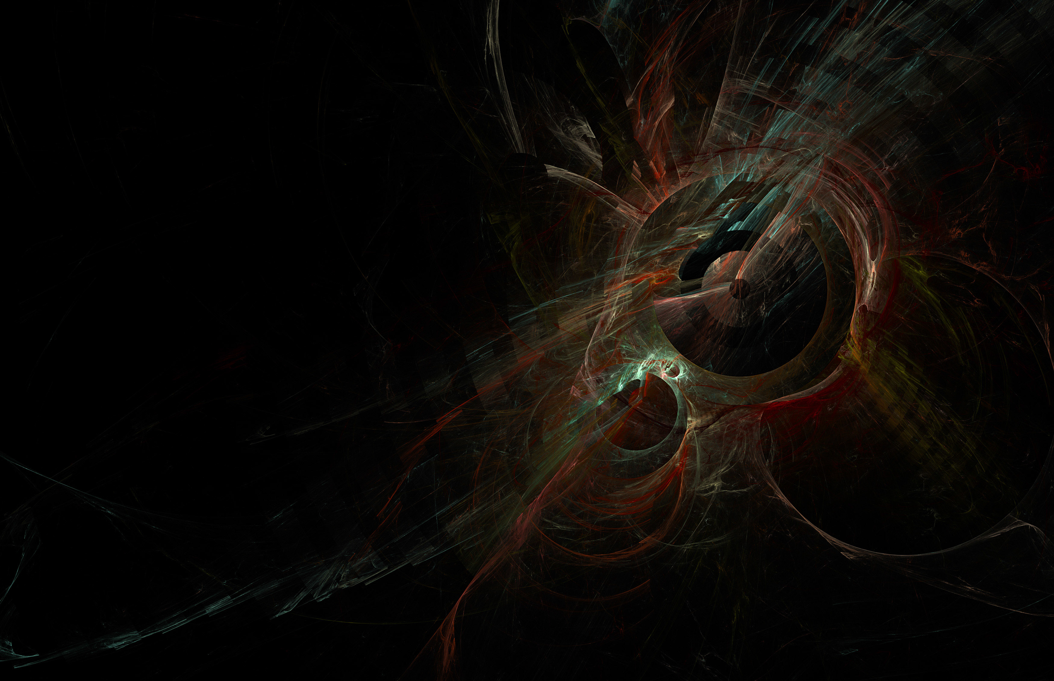 Fractal Texture Native Abstract Bird Circle Earth Stock Wallpaper