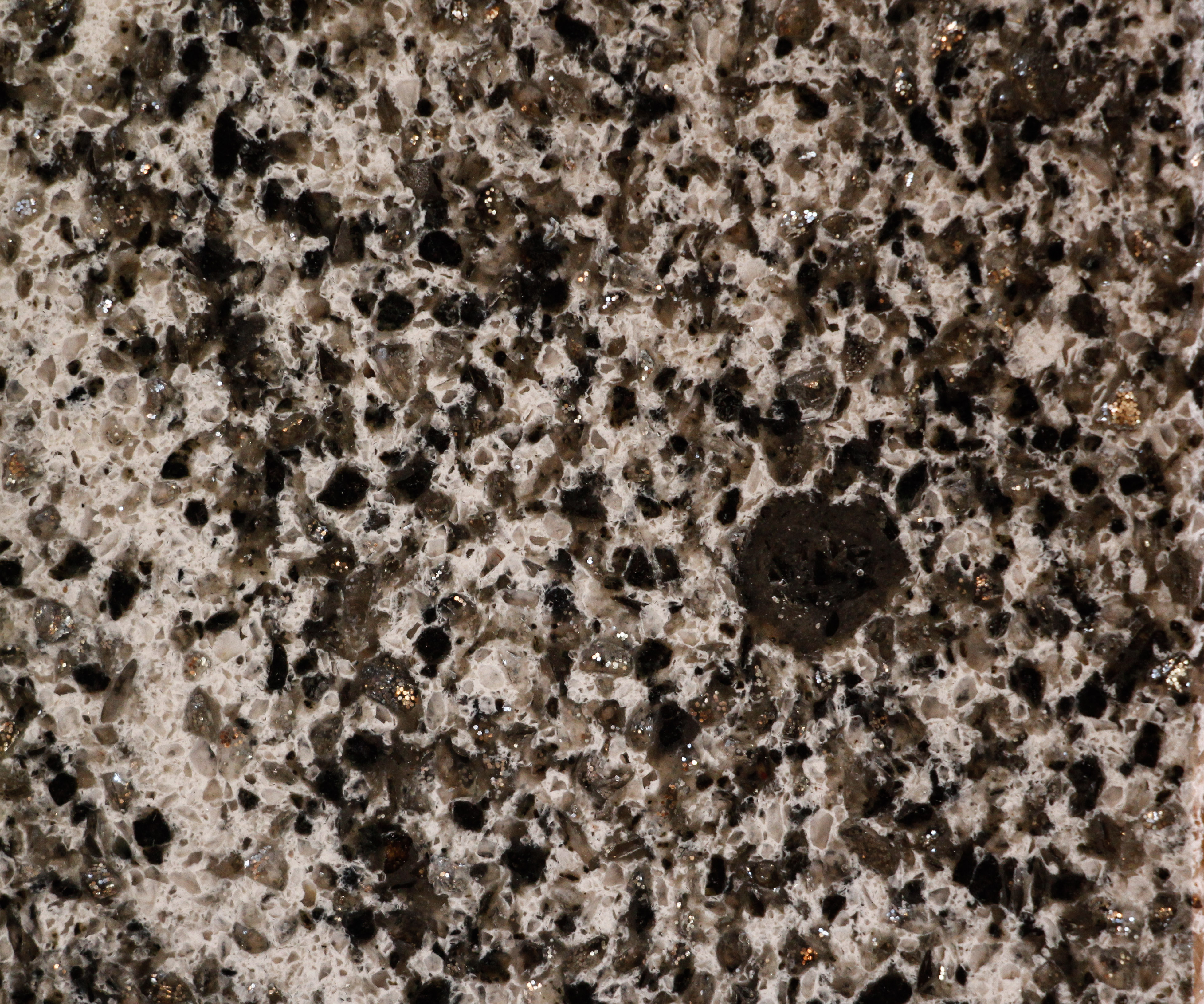 Granite Texture White Black Rock Smooth Cut Surface Photo