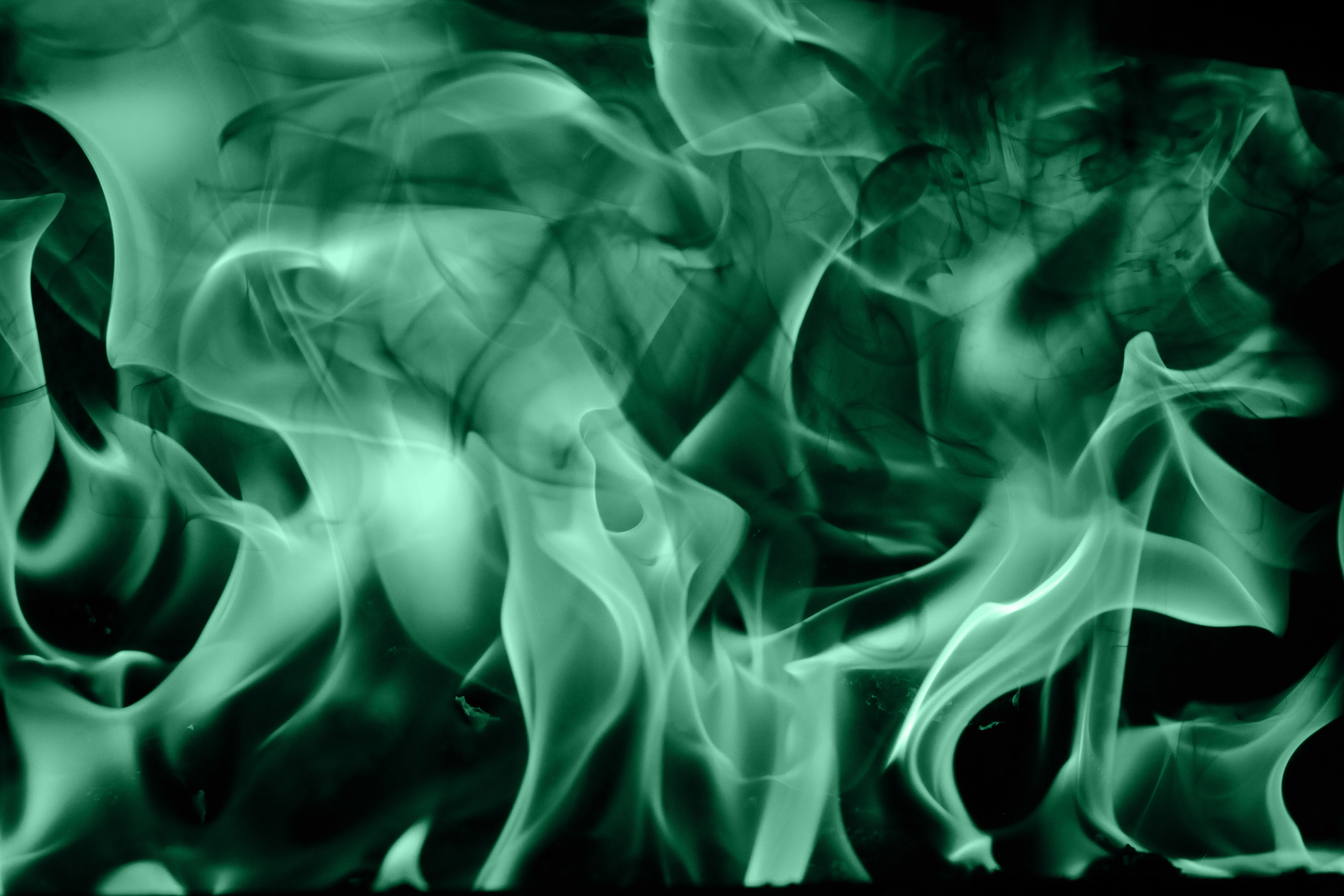 Green Fire Texture Flame Chemical Burn Graphic Design