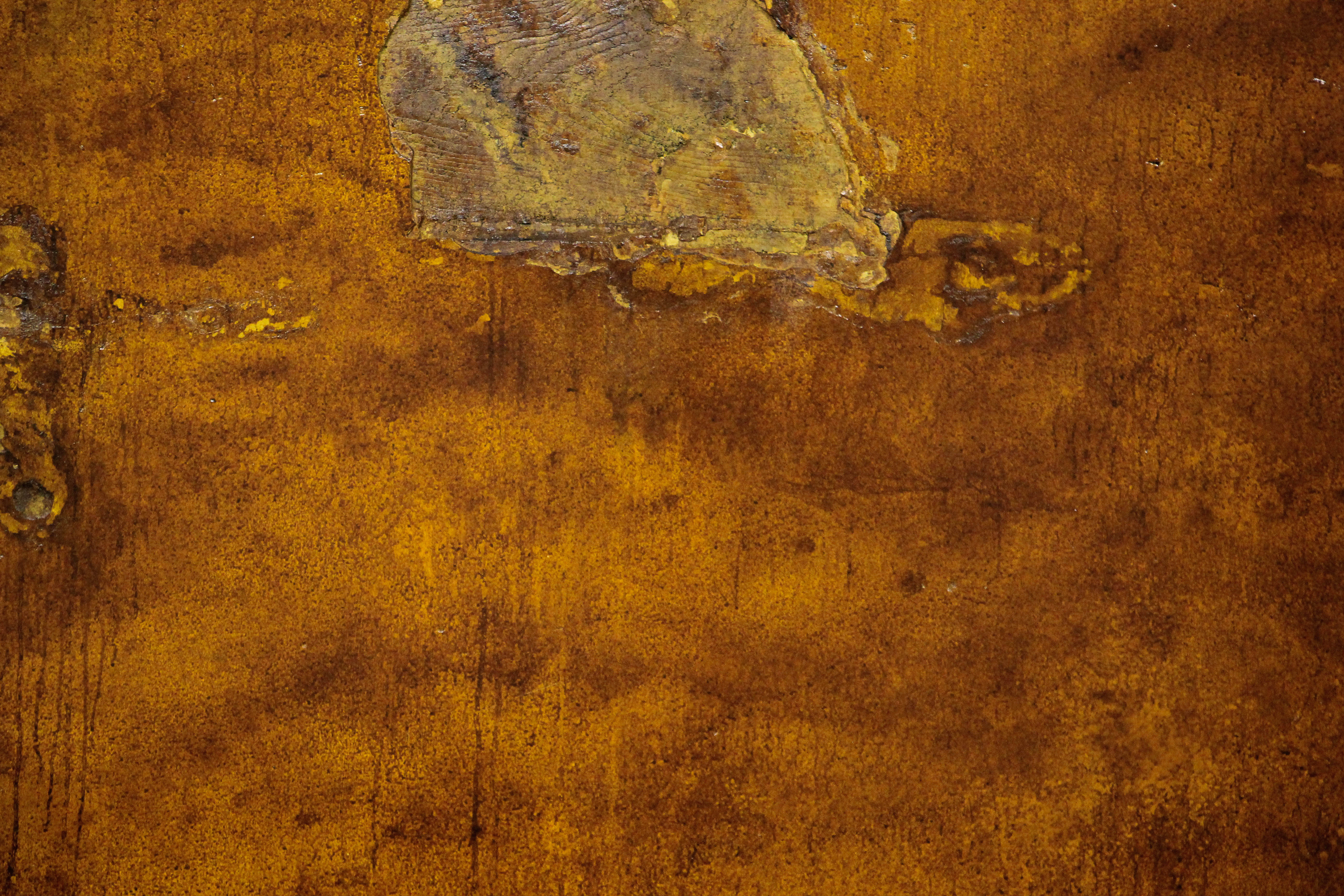 Grunge Photo Brown Cloudy Beat Up Wall Graphic Design Photo