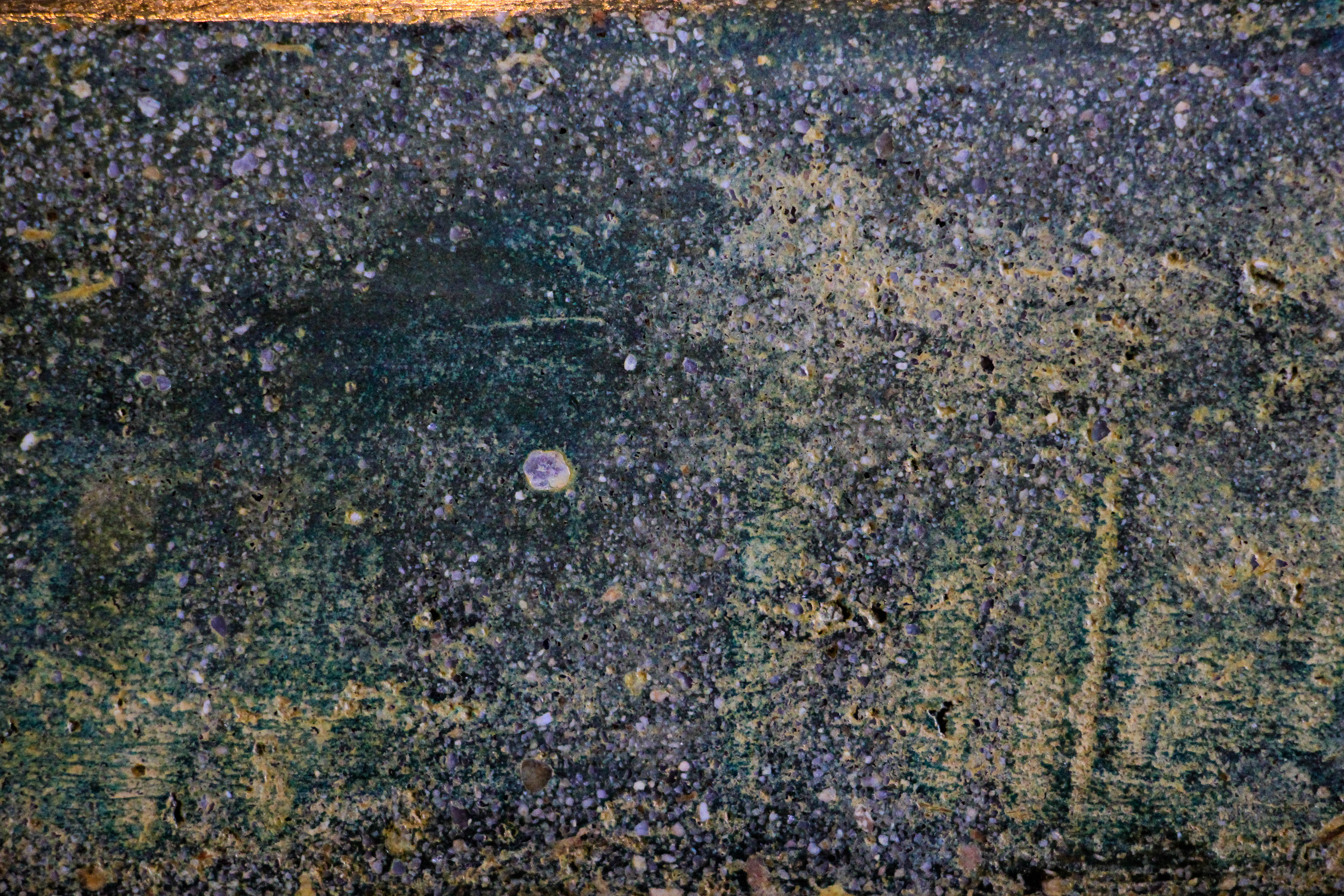 Grunge Photo Concrete Texture Spotted Ground Black Stained Dirty Filthy Stock Photo
