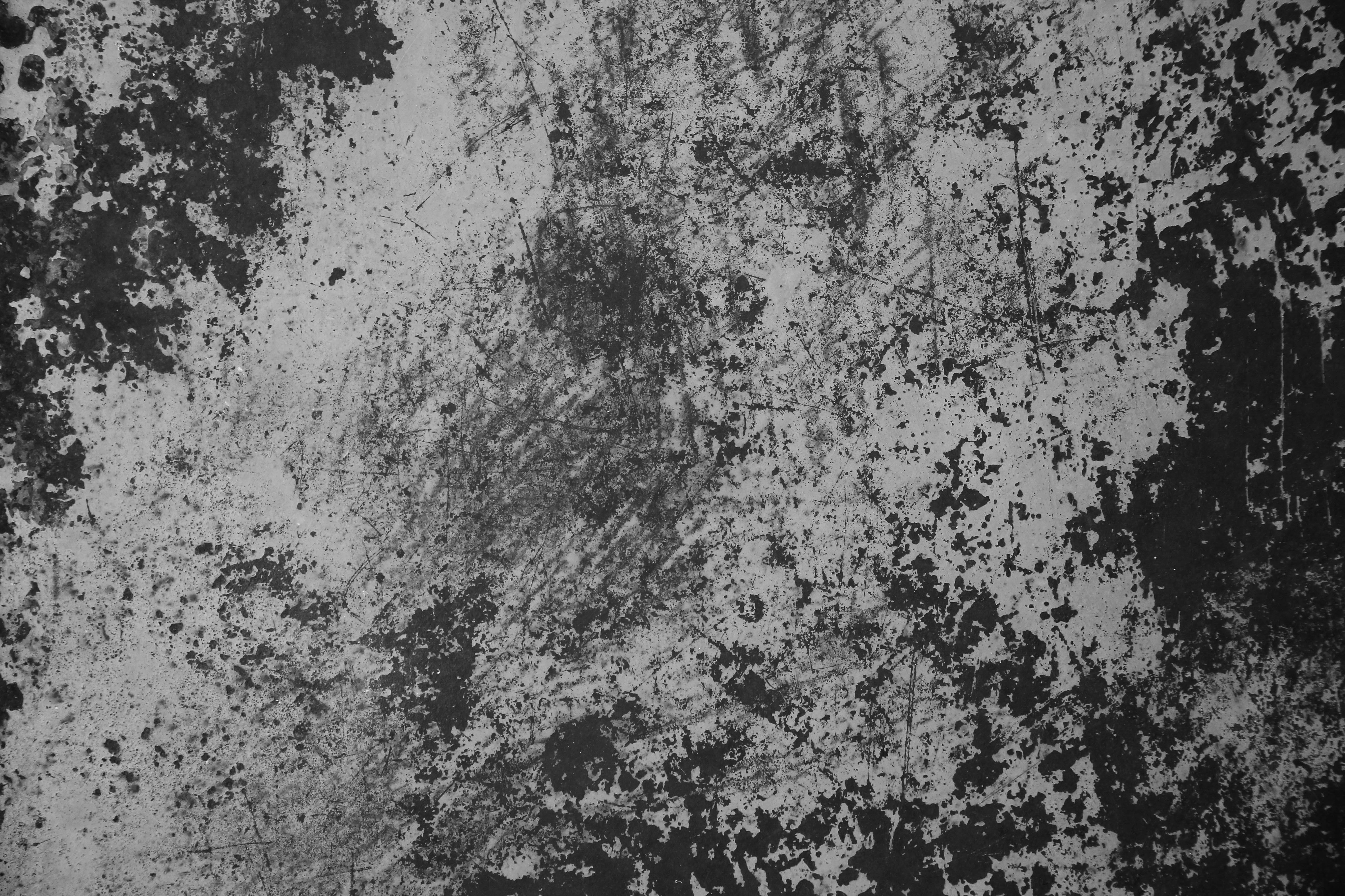 Grunge Texture Black White Painted Metal Chipped Old Surface Container Stock Wallpaper