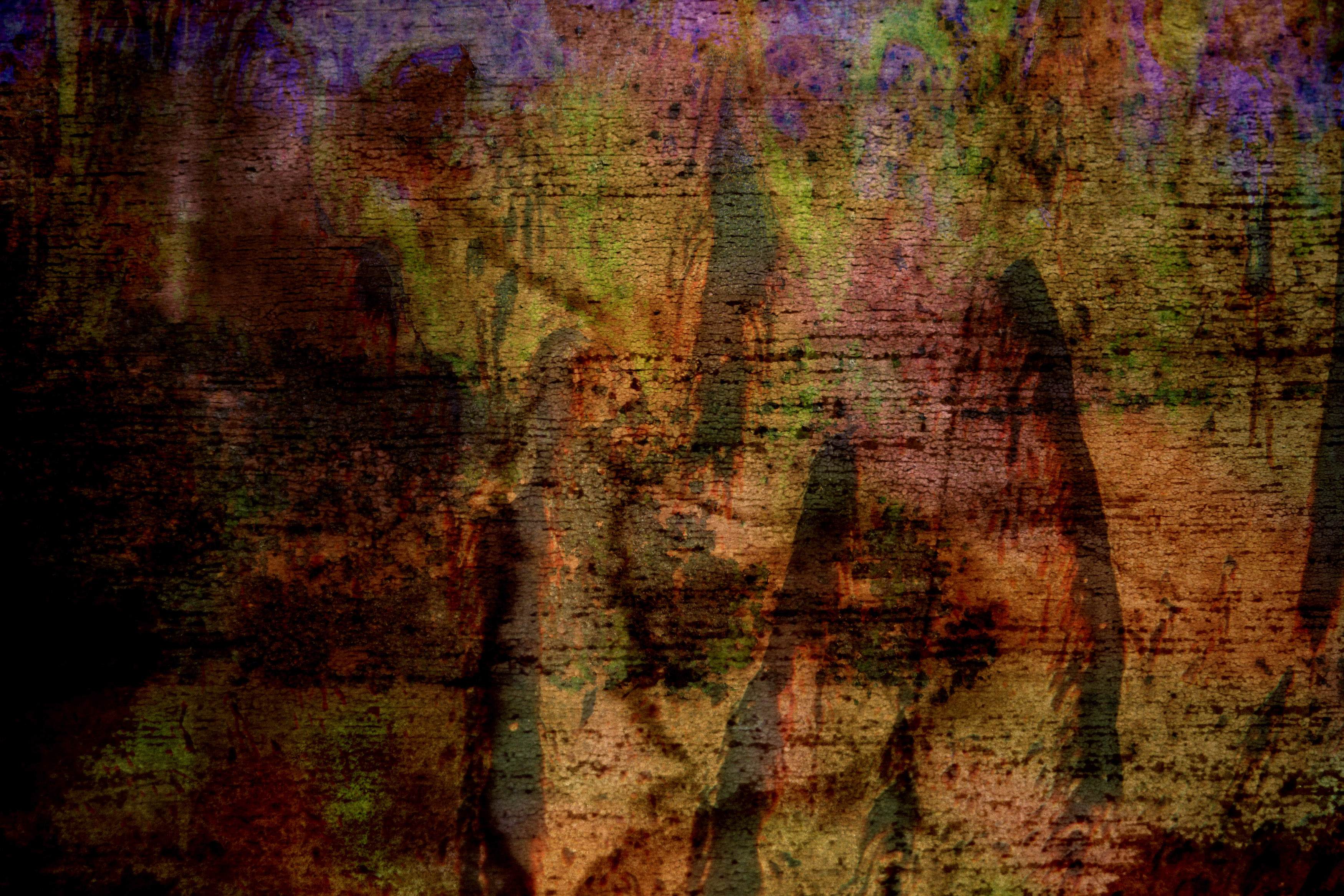 Grunge Texture Creepy Scary Ugly Stock Wallpaper