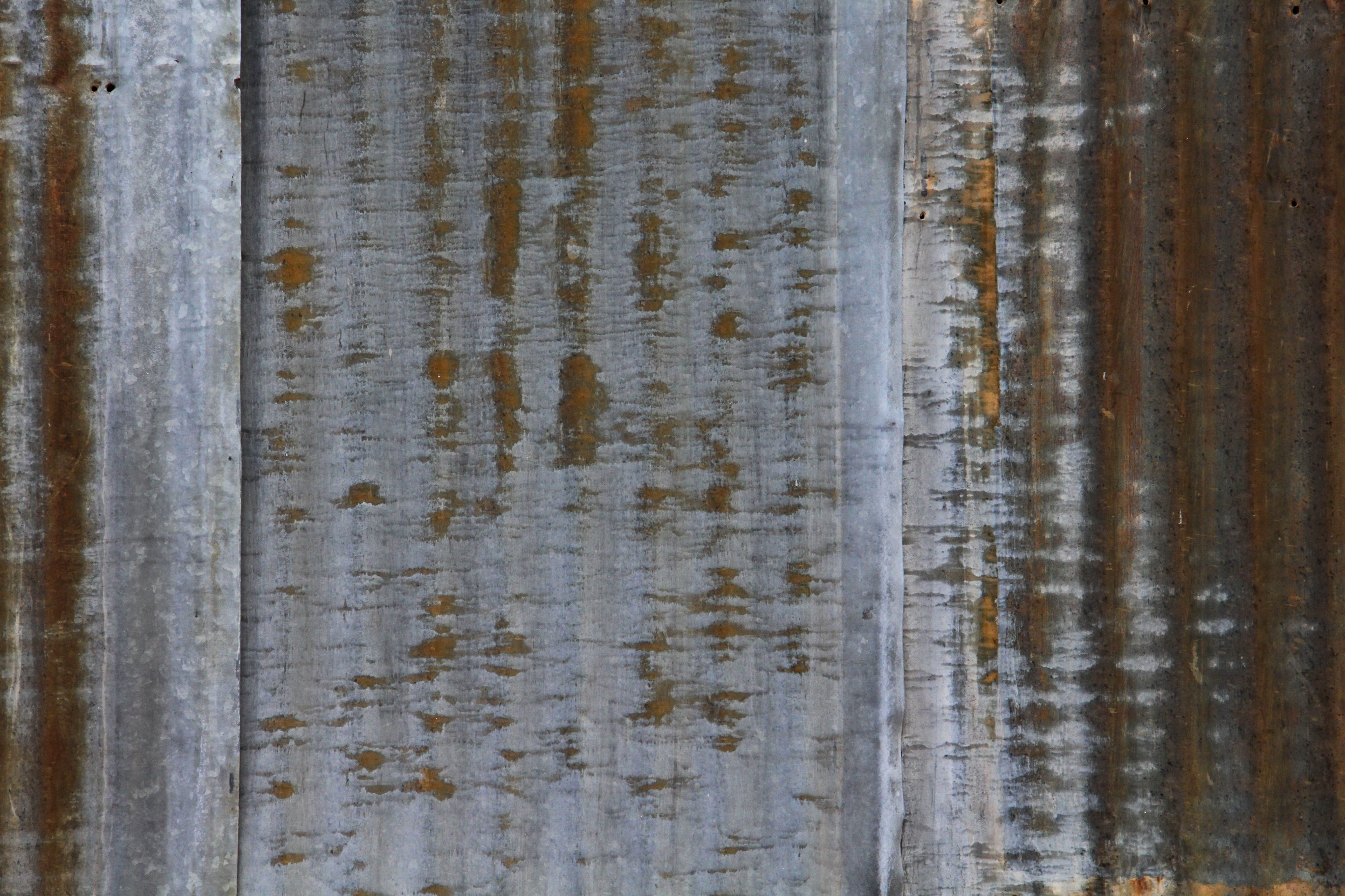 Grunge Texture Metal Wall Rusty Paint Beat Up Ripples Wallpaper