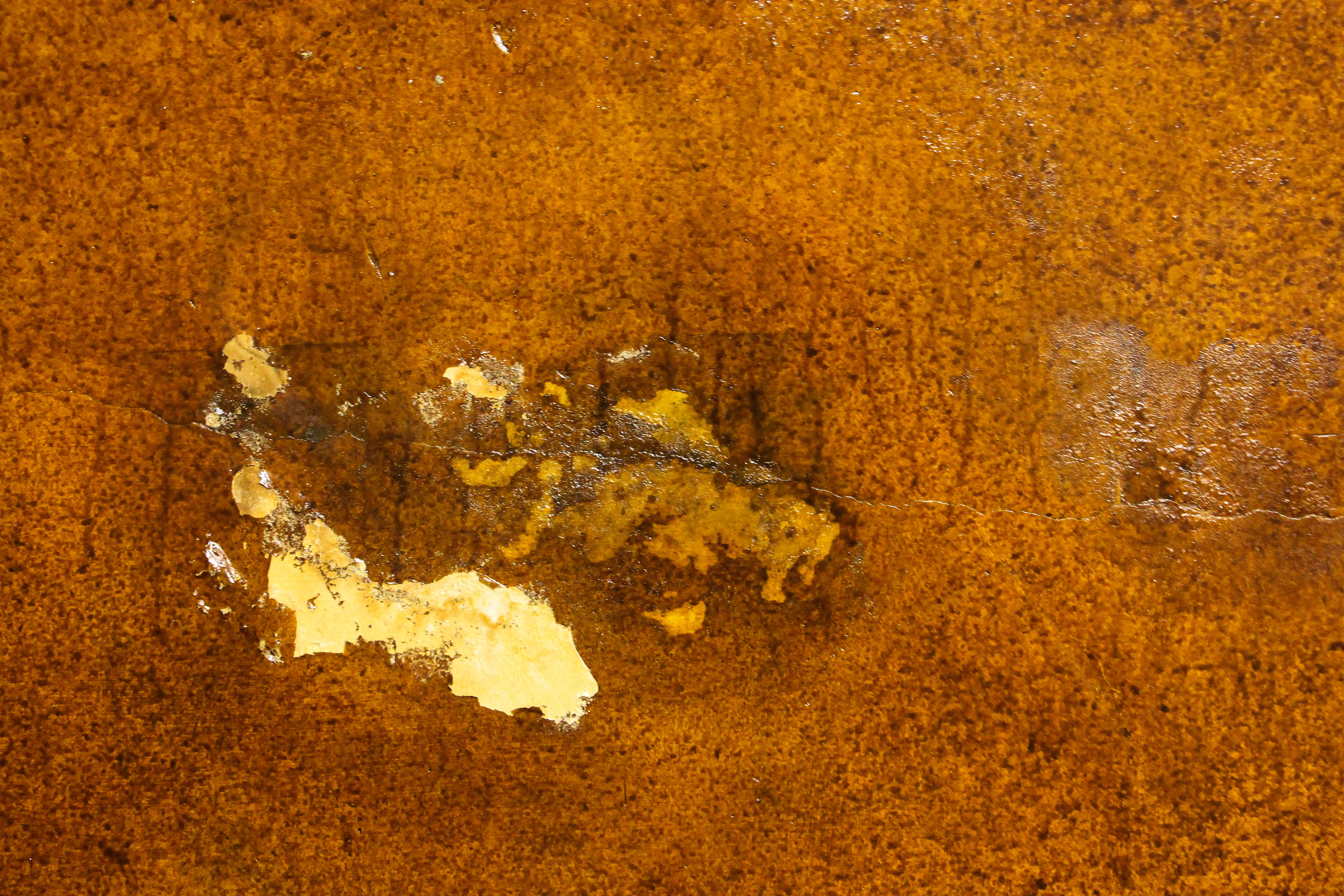 Grunge Texture Painted Concrete Spray Cracked Beat Up Orange Brown Photo