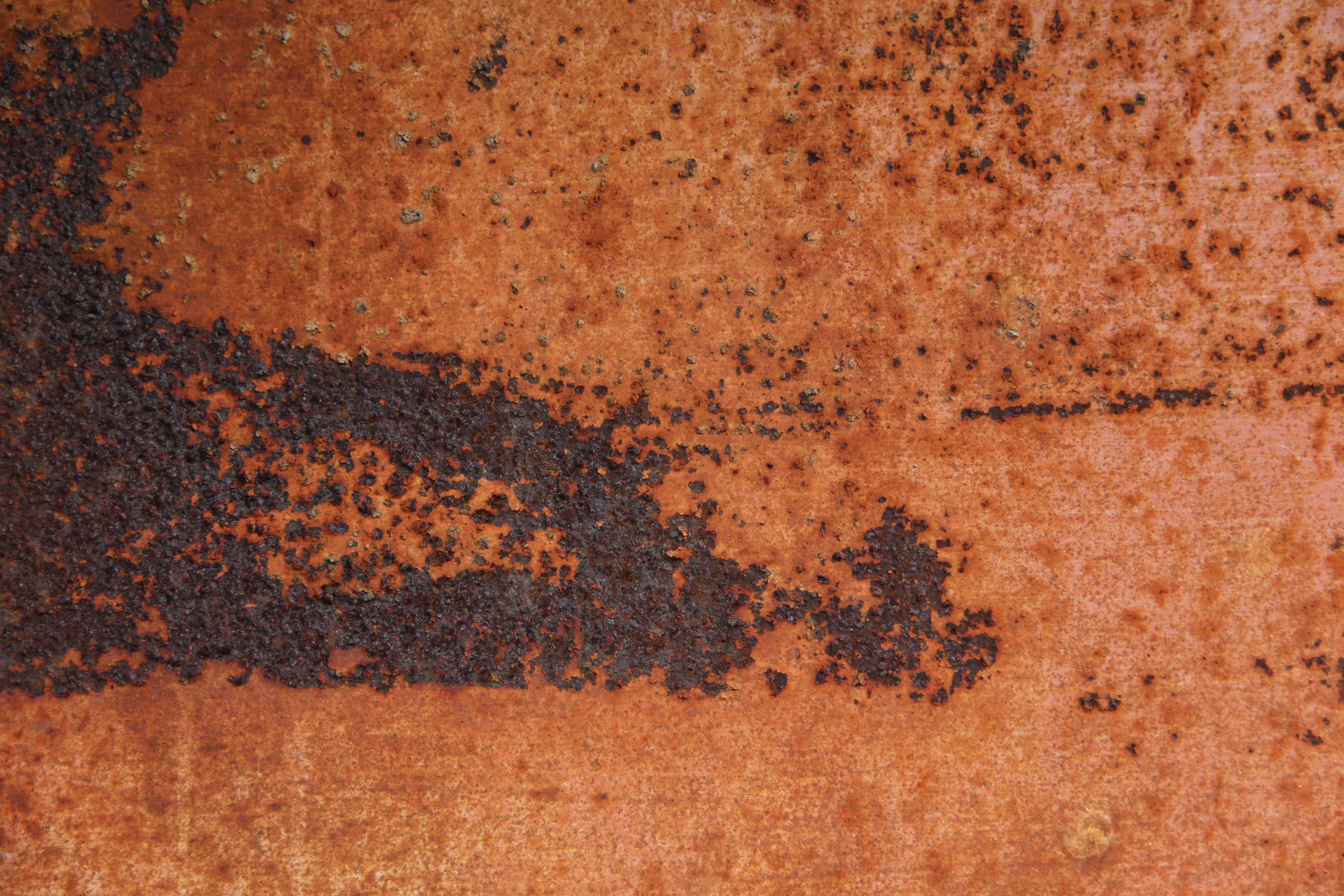 Grunge Texture Rusty Metal Plate Orange Oxidized Steel Iron Wallpaper Photo