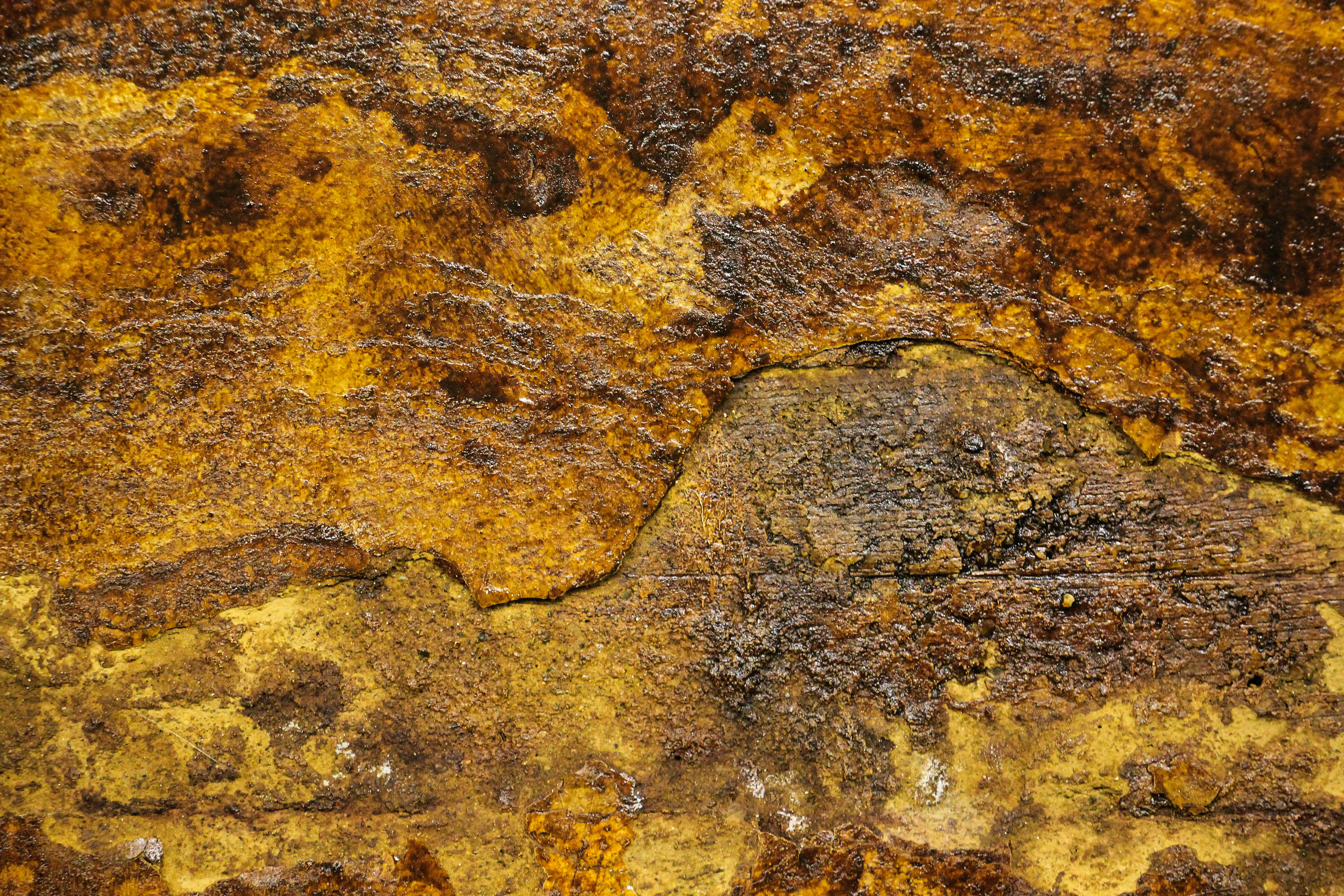 Grungy Texture Ugle Old Dirty Rough Beat Up Brown Orange Photo Wallpaper