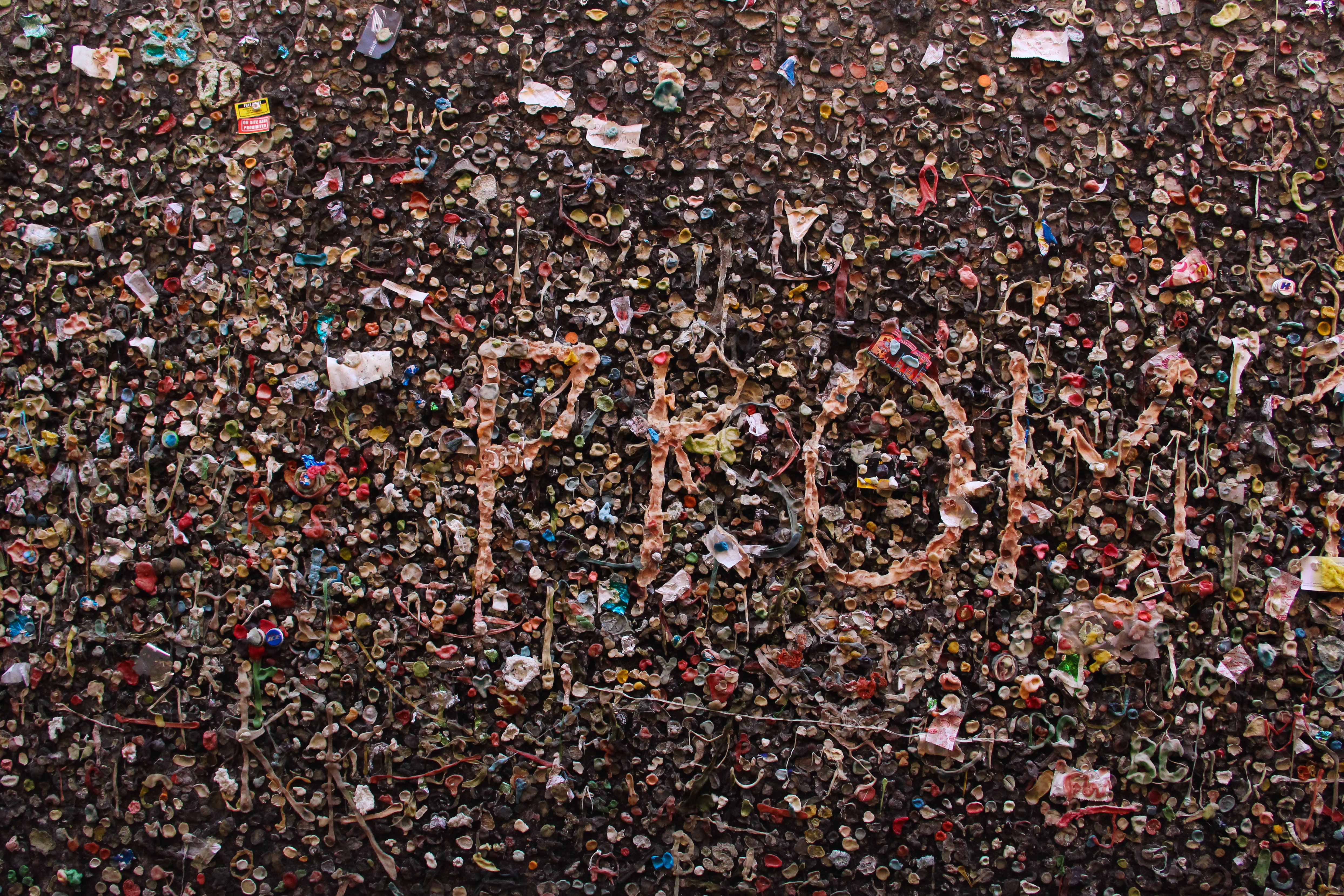 Gum Wall Texture Gross Grunge San Luis Obispo Prom Disease Stock Imagebubblegum