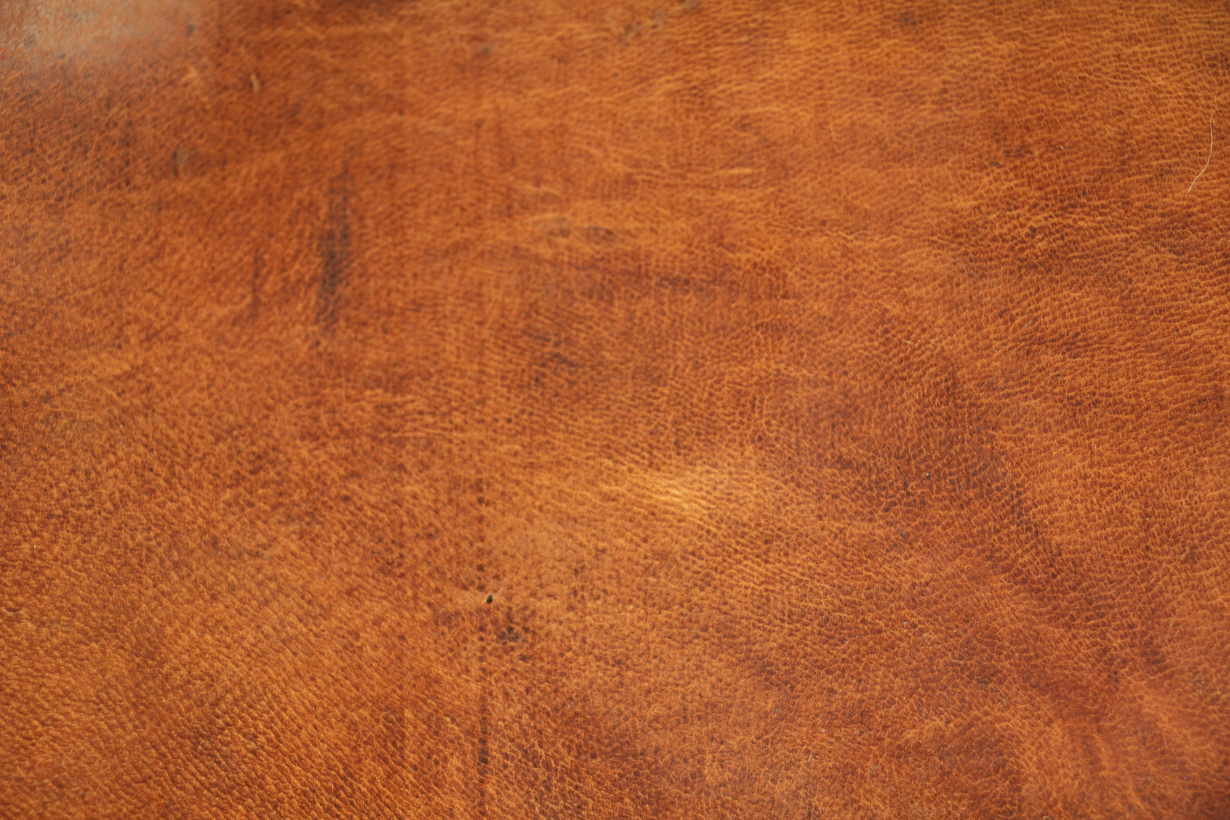 Leather Texture Material Surface Orange Bright Smooth Pattern Photo