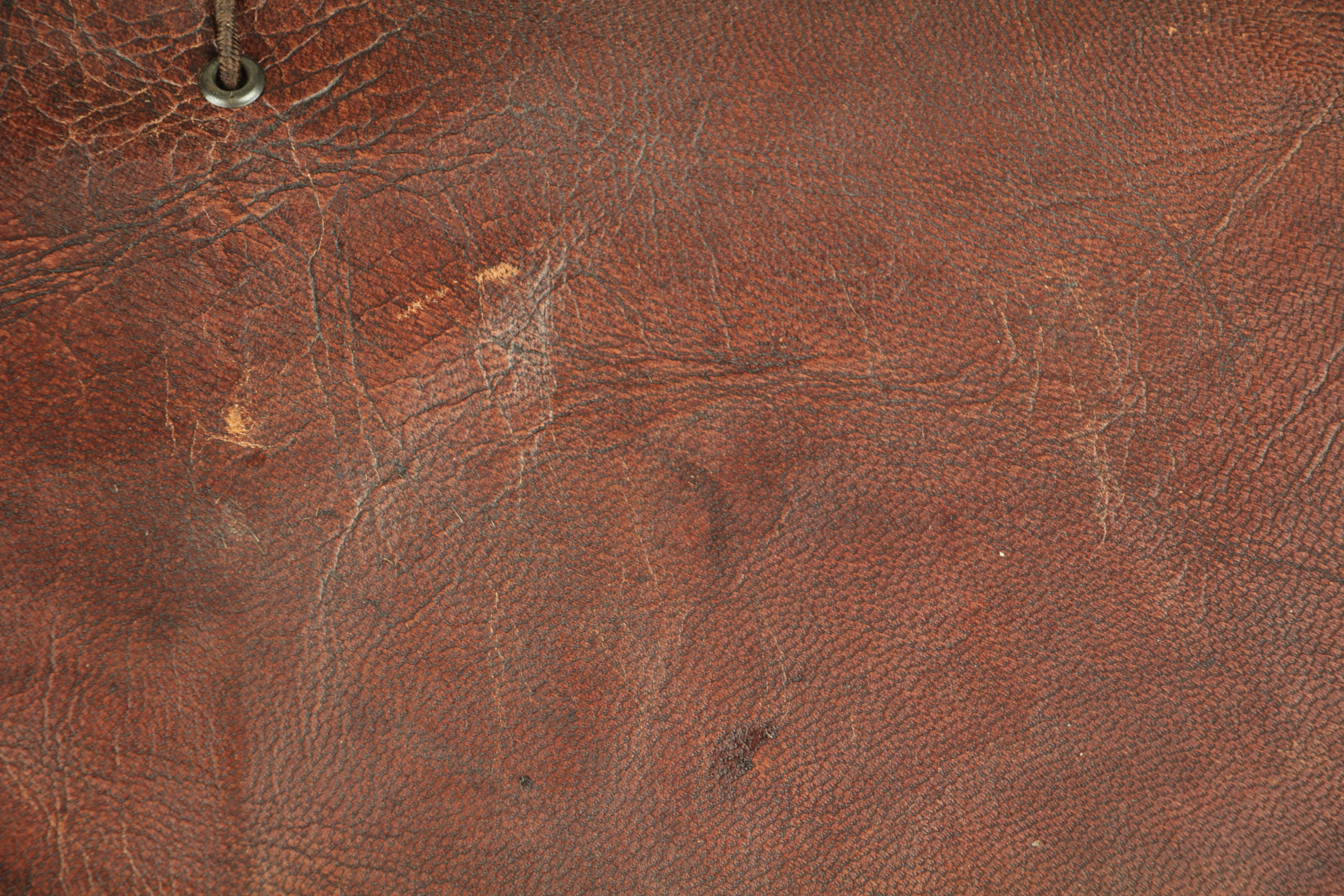 Leather Texture Rough Red Stained Hand Made Journal