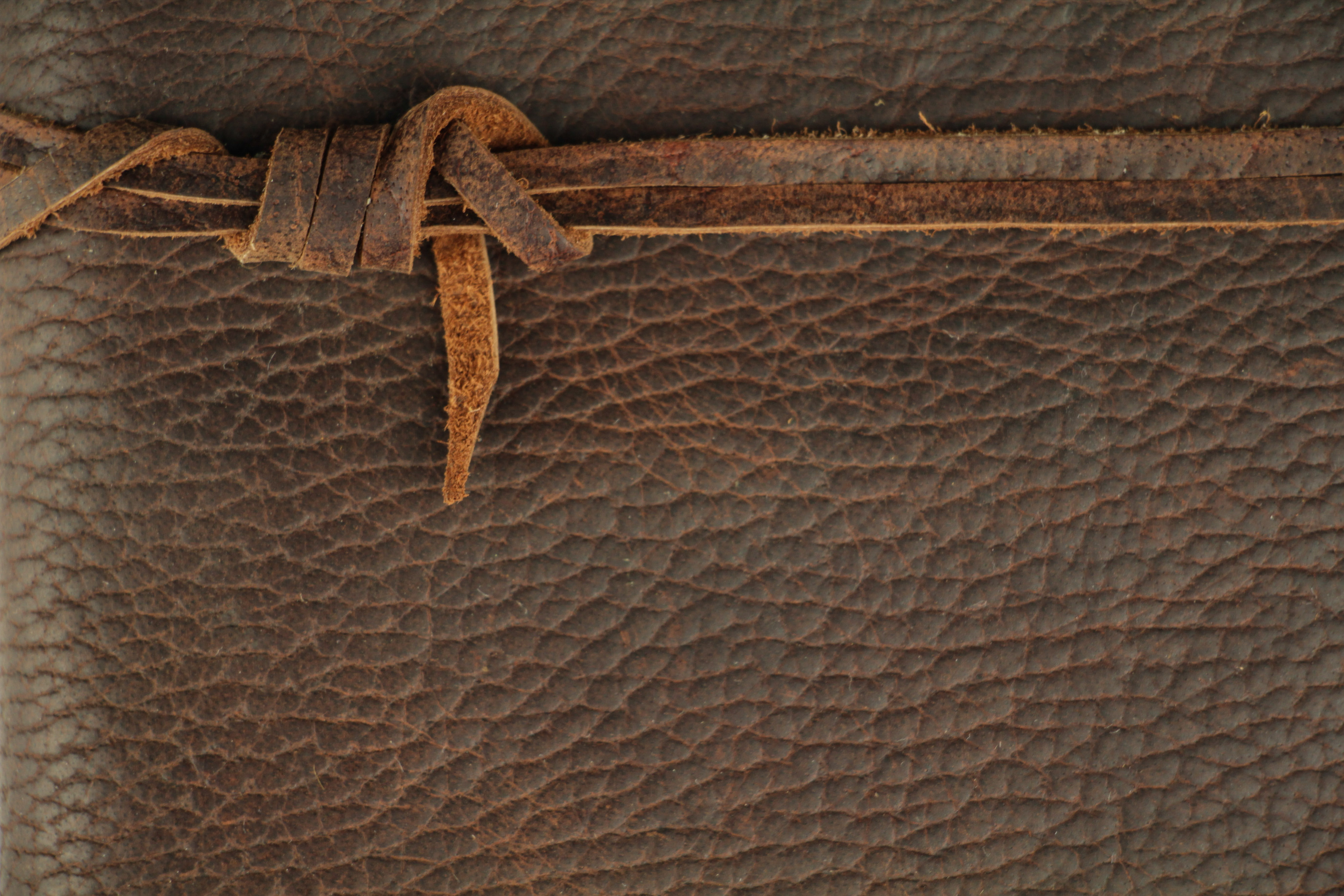 Leather Texture Tied Rope Bound Journal Material Wallpaper