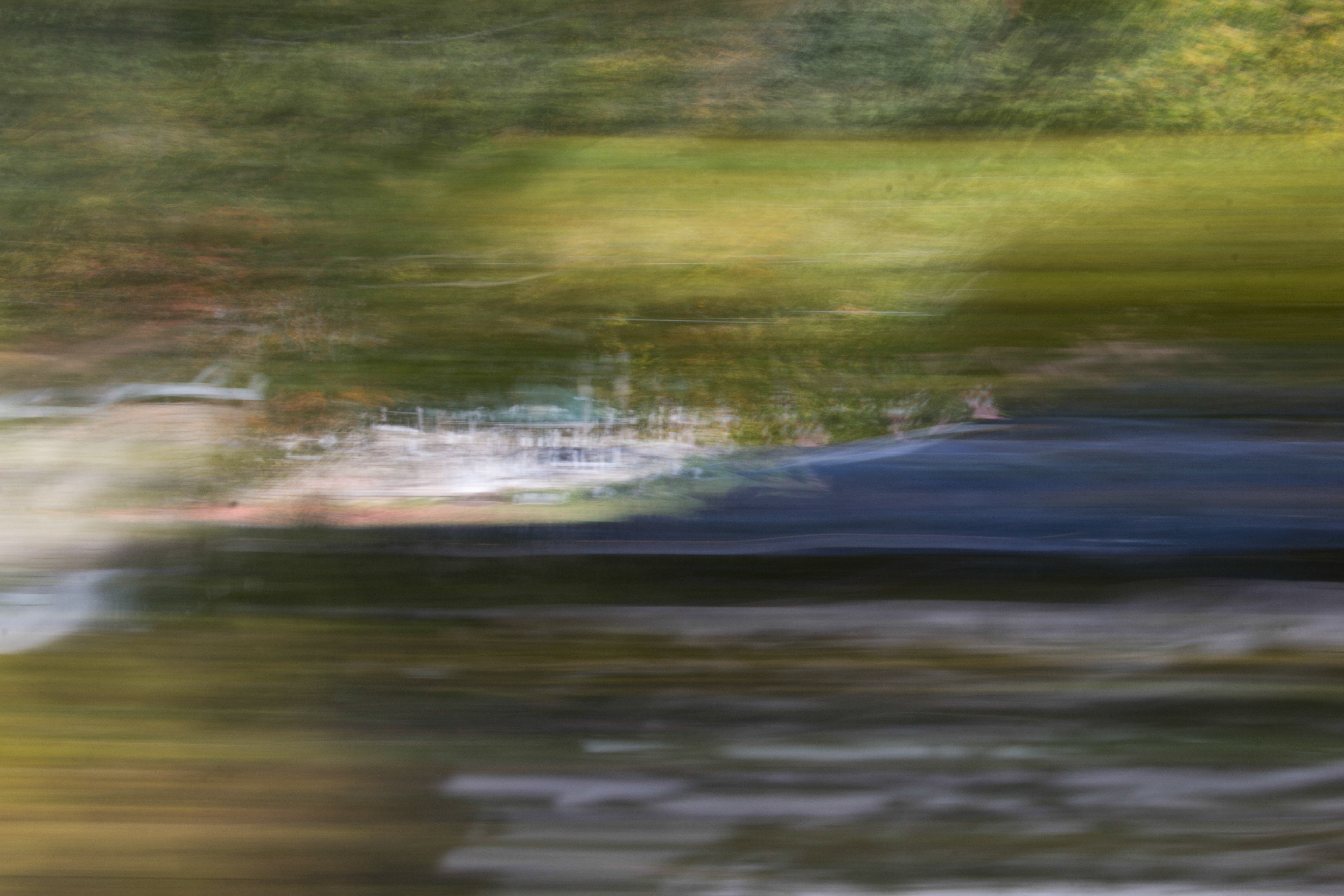 Light Texture Jitter Blur Streak Motion Green Fuzzy_