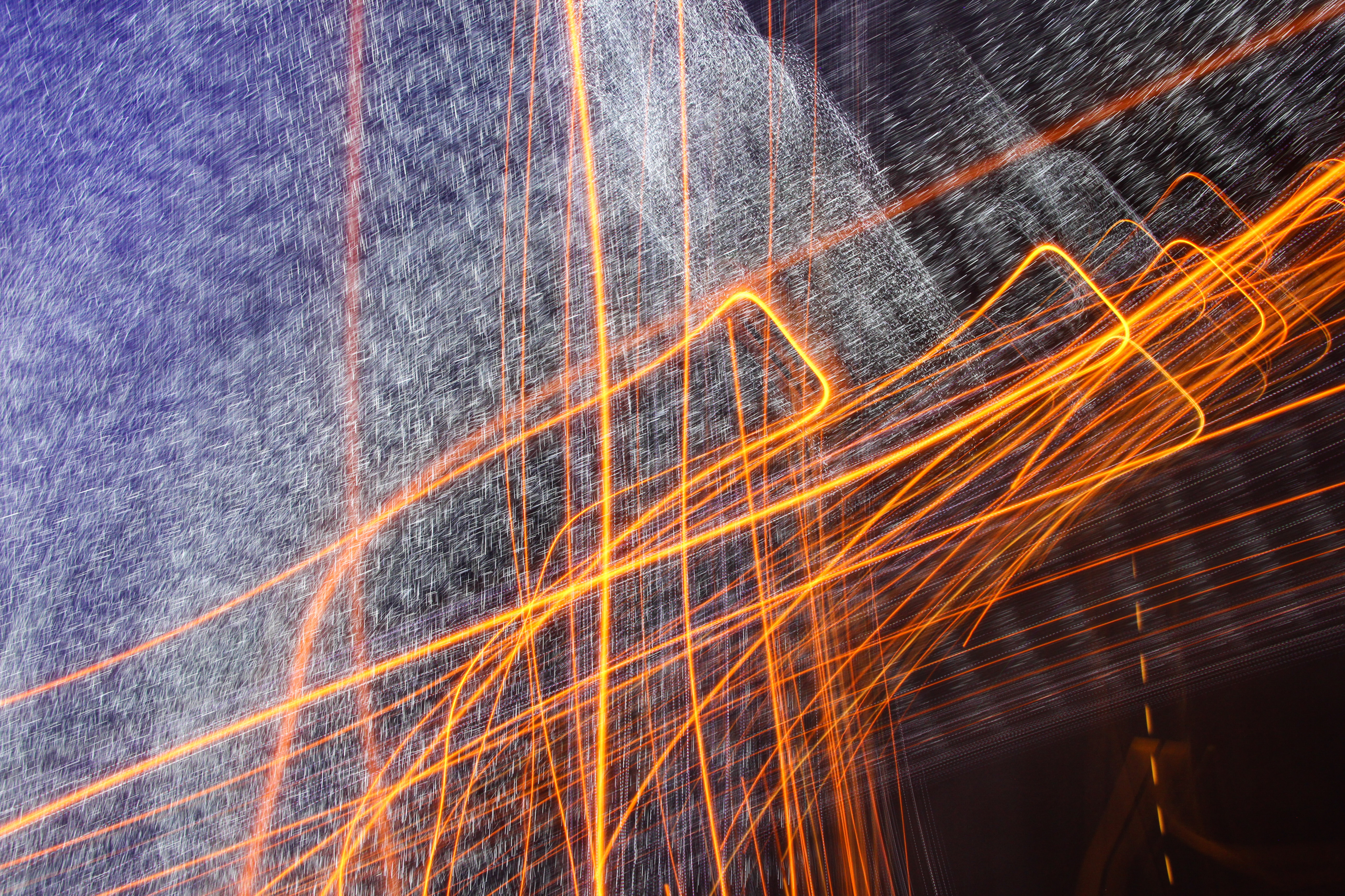 Light Texture Orange White Streaks Blur Laser Glow Abstract Image