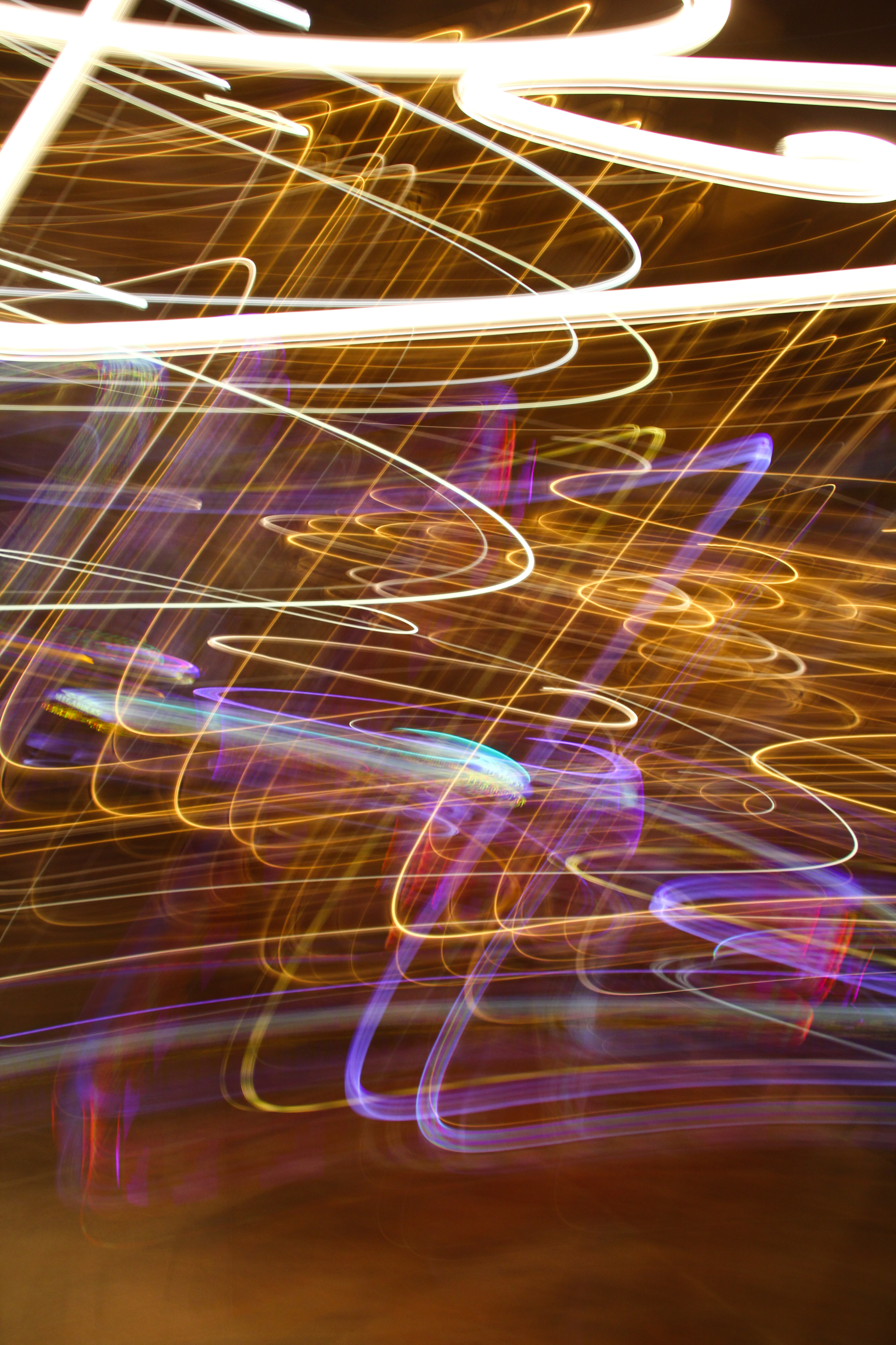 Light Texture Shaking Long Exposure Streaming Image