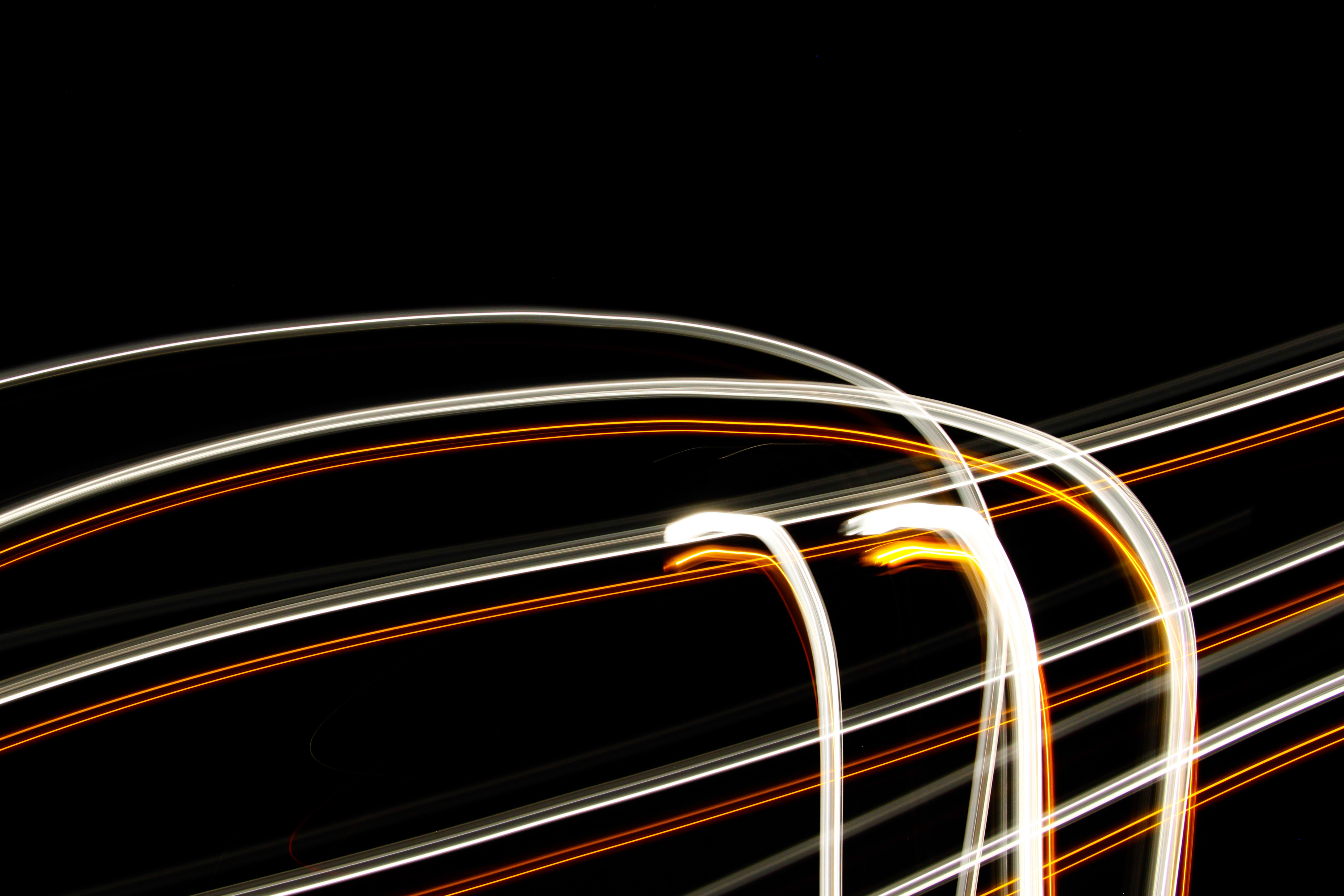 Light Texture Swirling Dark Wallpaper Simple Black White Soft Glowing Streak