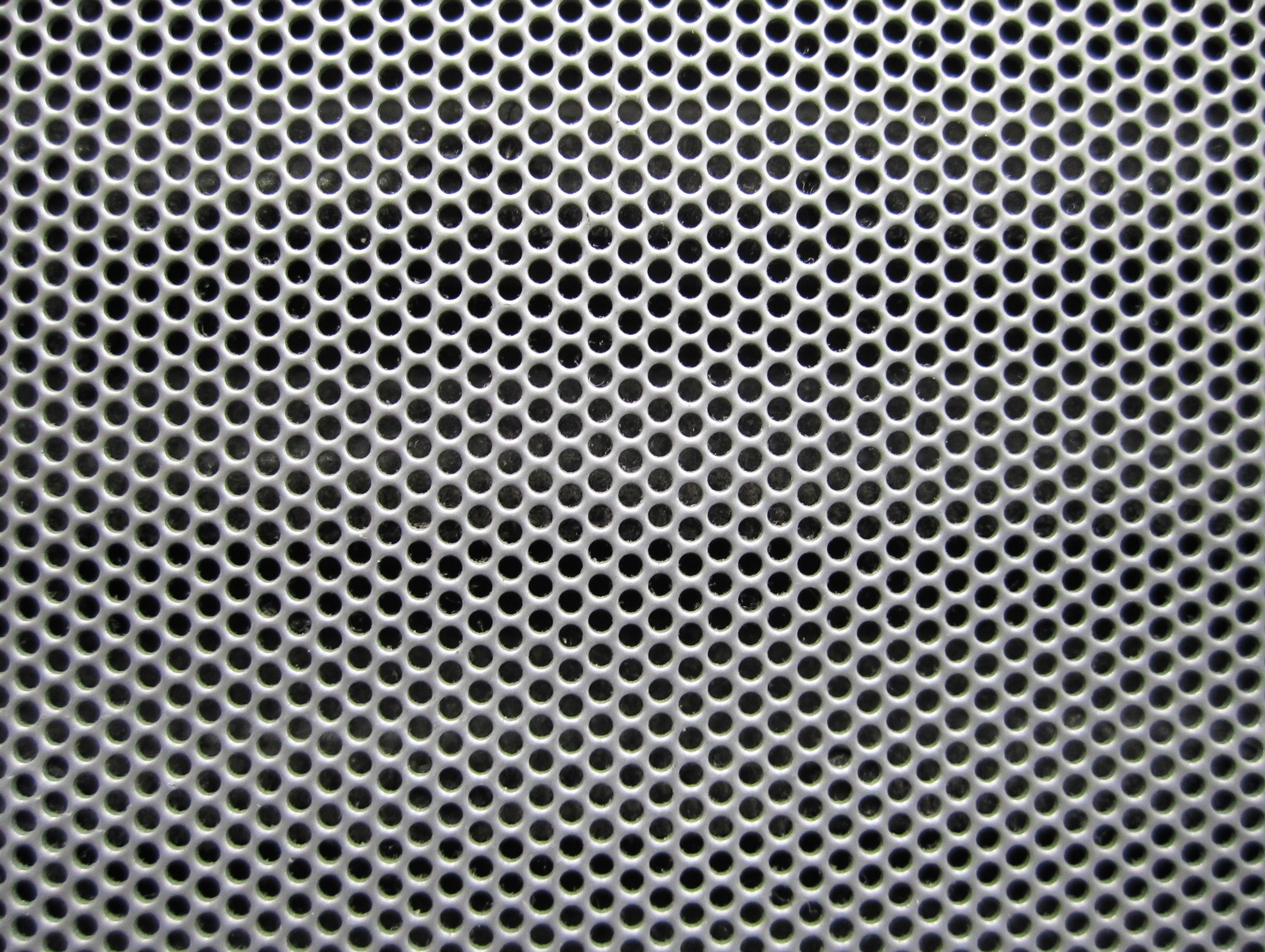 Metal Texture Hole Dusty Stock Photo Wallpaper Grey