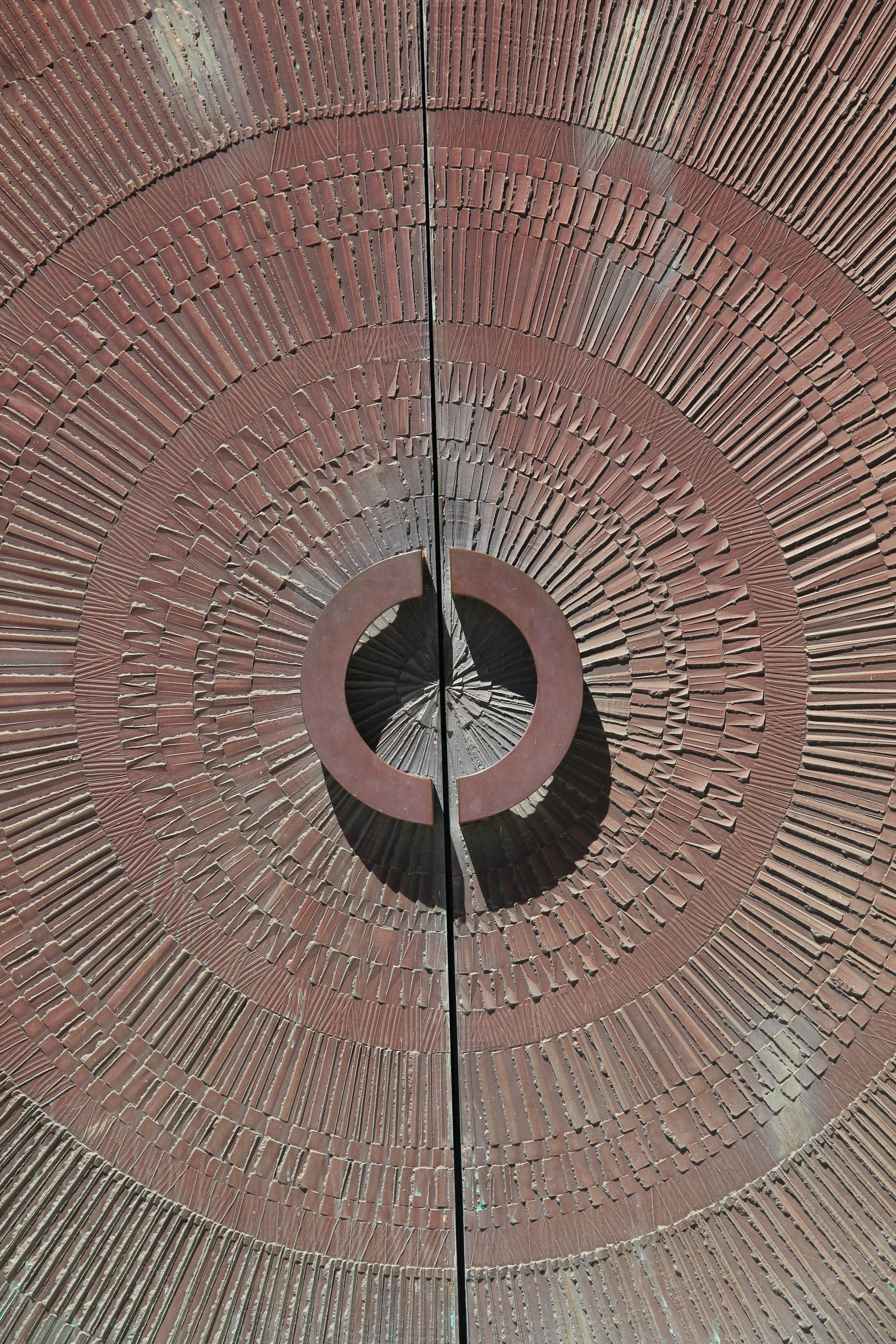 Metal Texture Large Iron Door Corroded Copper Stamped Photo