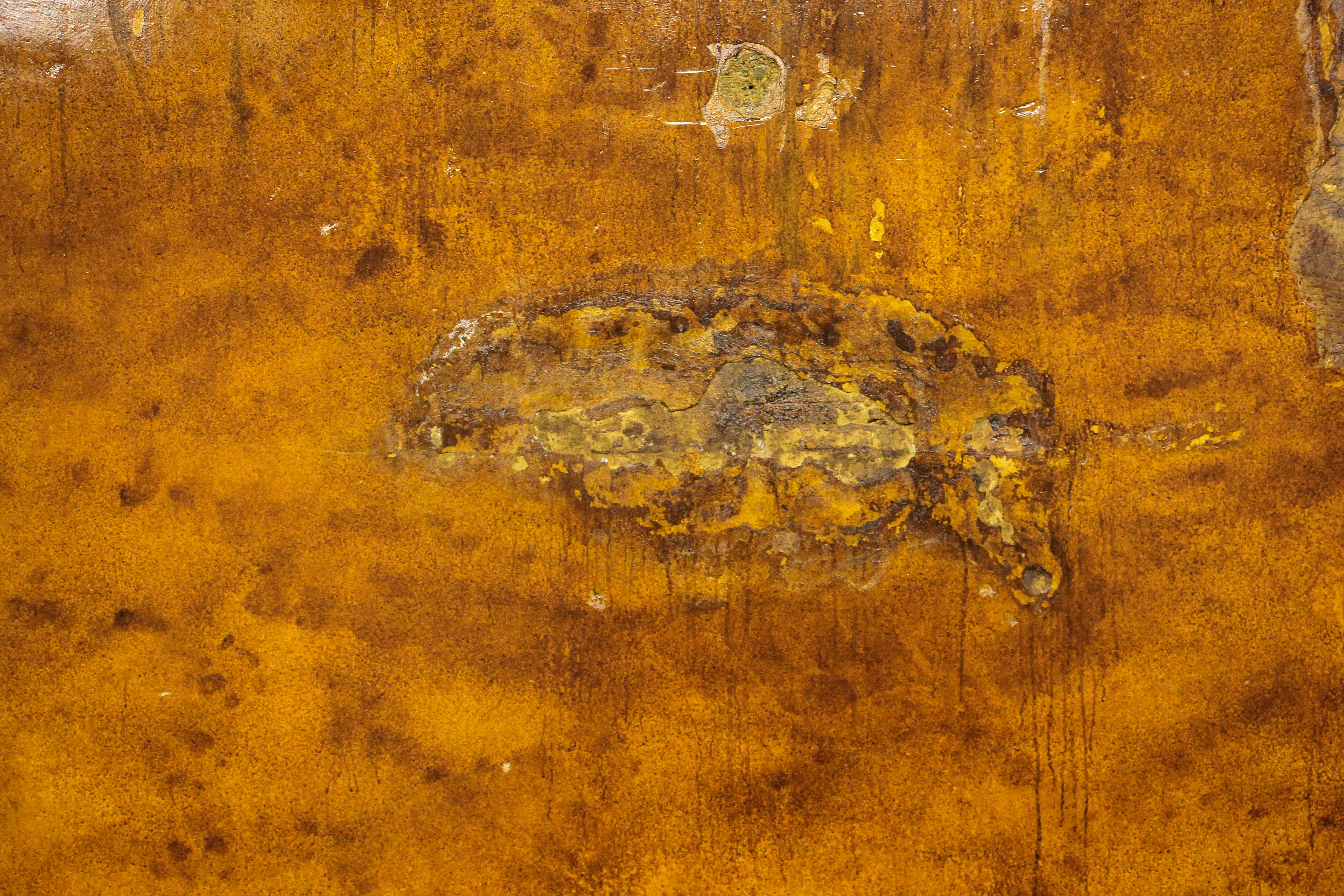 Old Grunge Texture Rough Painted Concrete Chipped Dripping Cracked Photo