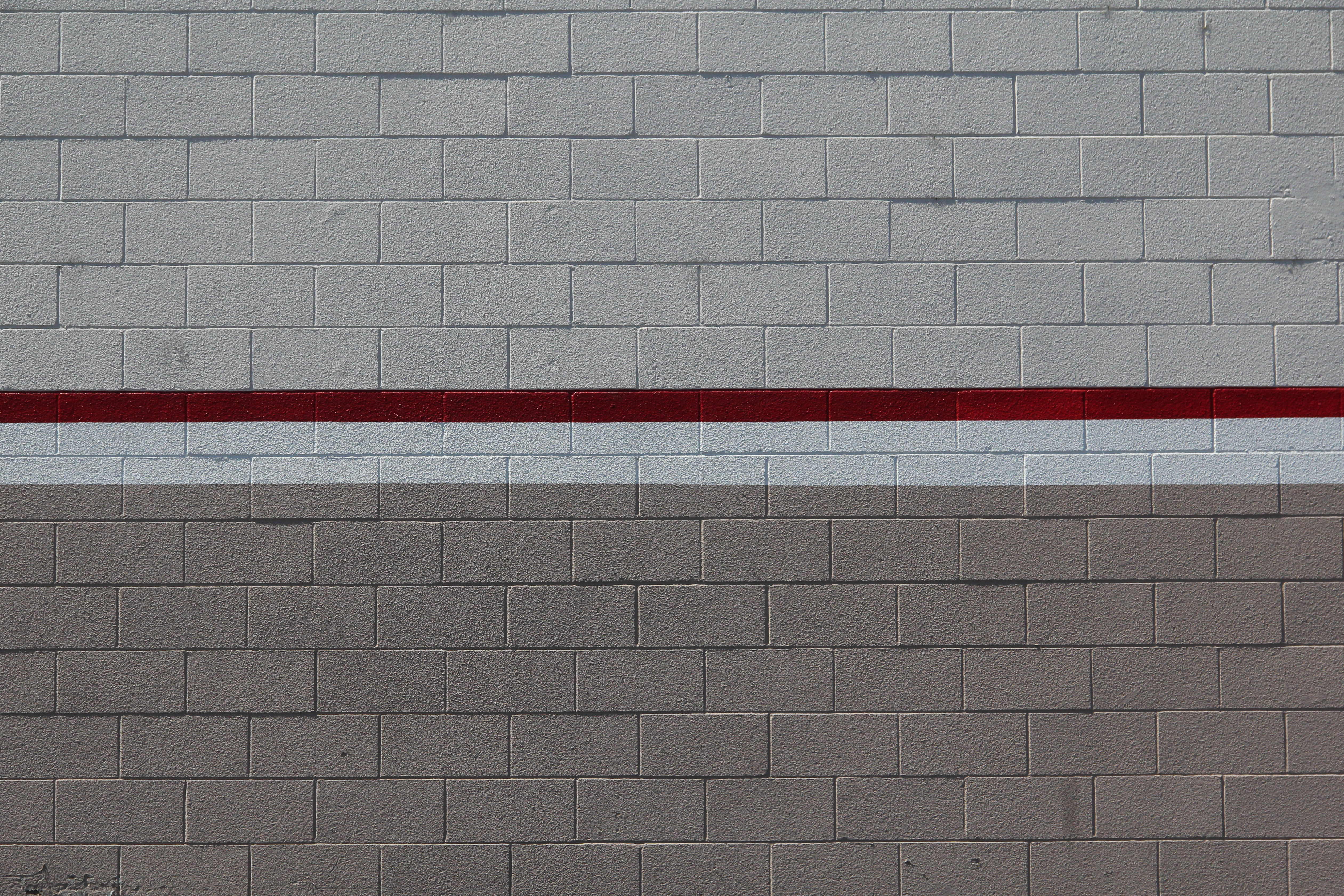 Painted Brick Texture Wall White Grey Gym Stock Photo