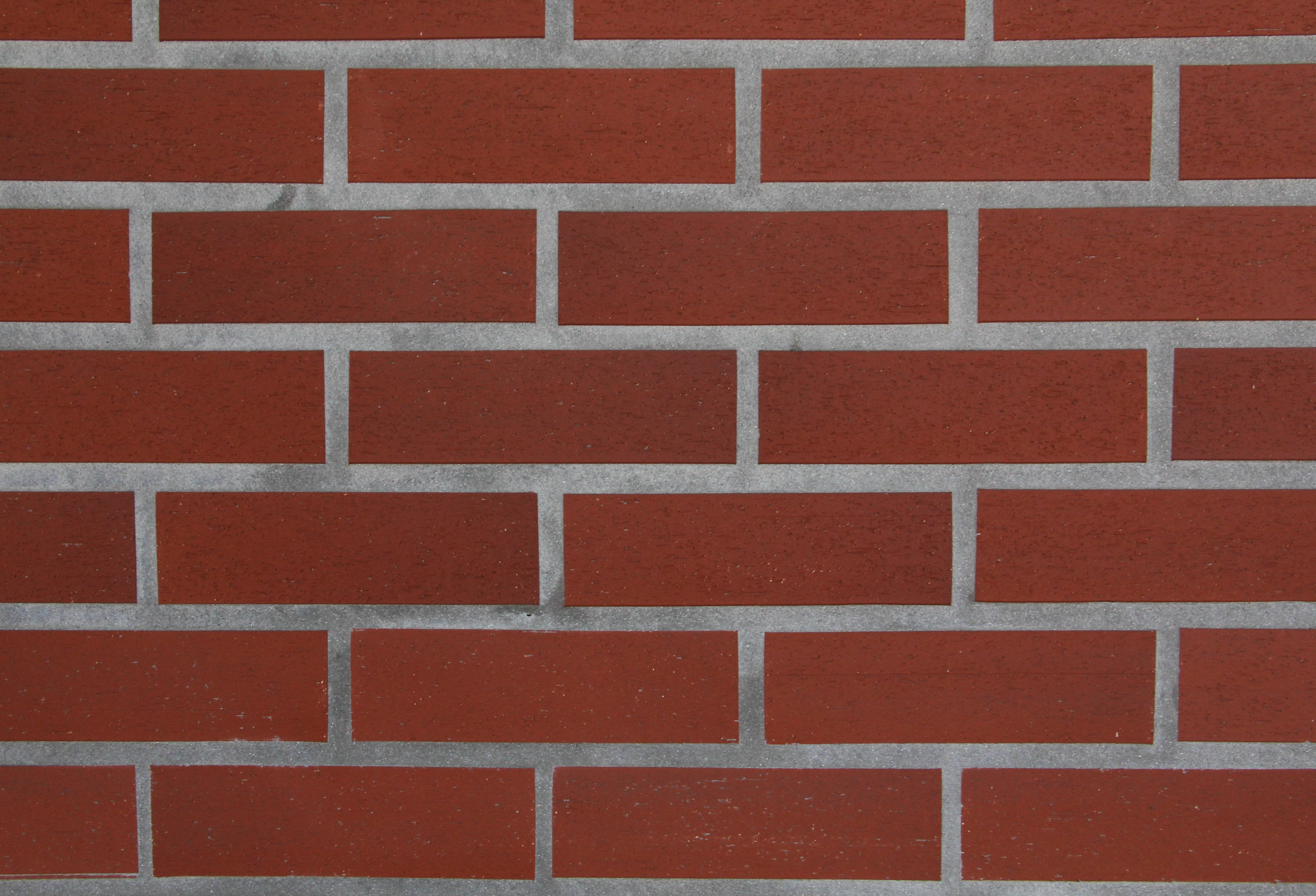 Red Brick Texture Even Wallpaper Rough Surface Stock Photo