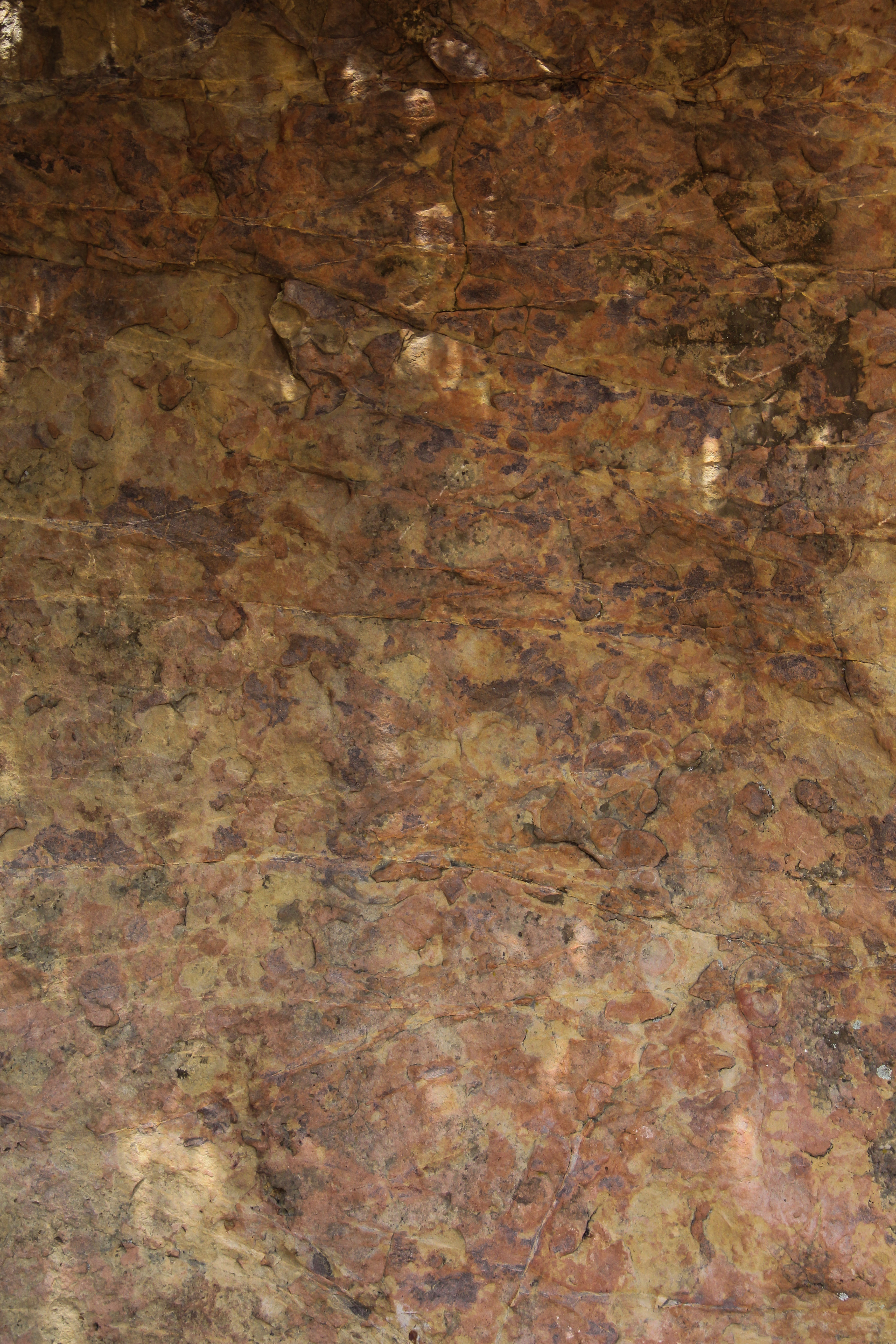 Red Rock Texture Spotted Brown Colorful Surface Formation Wallpaper