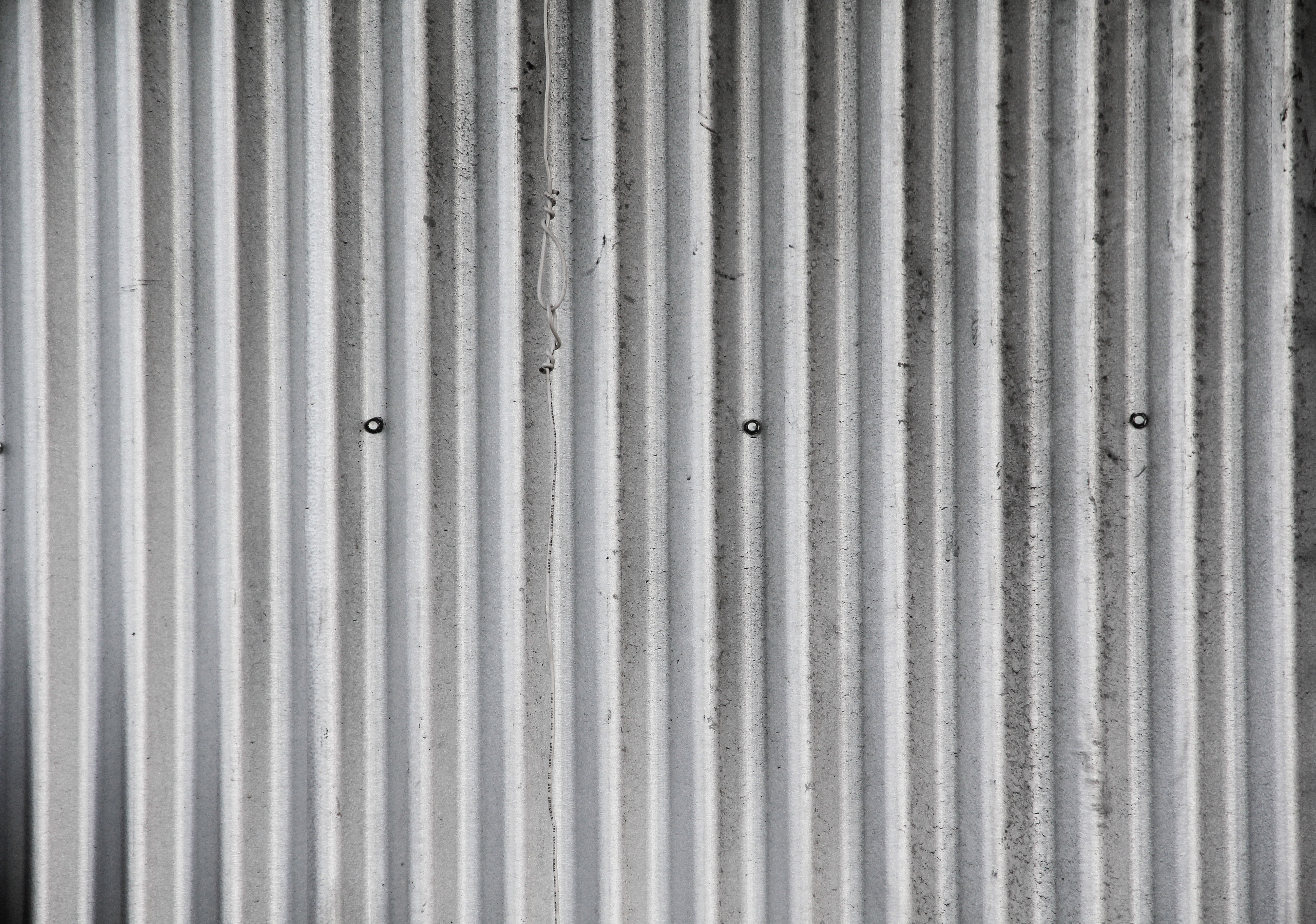 Rippled Metal Texture Aluminum Wall Plating Stock Wallpaper