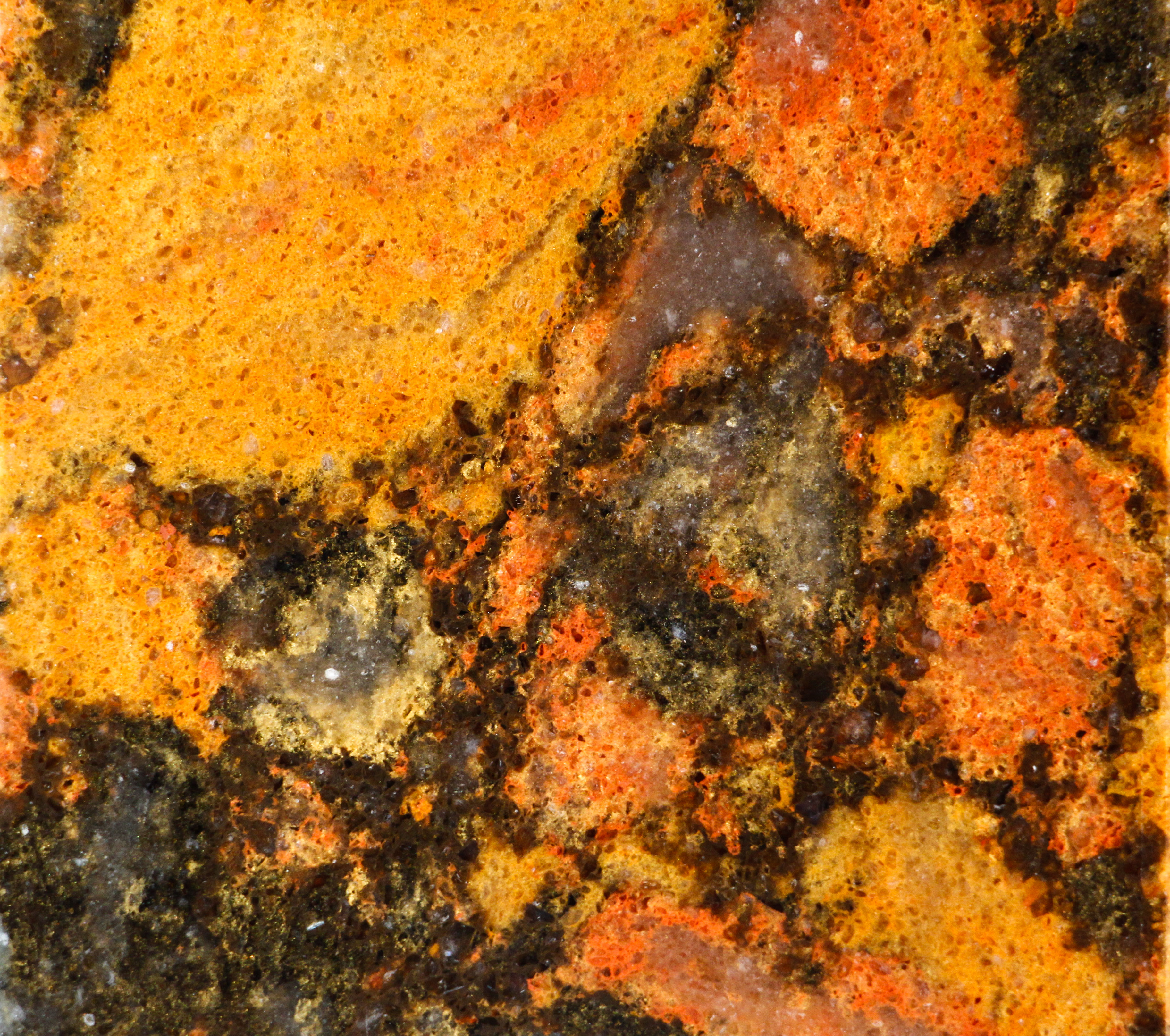 Rock Texture Orange Smooth Cut Granite Counter Pattern Photo