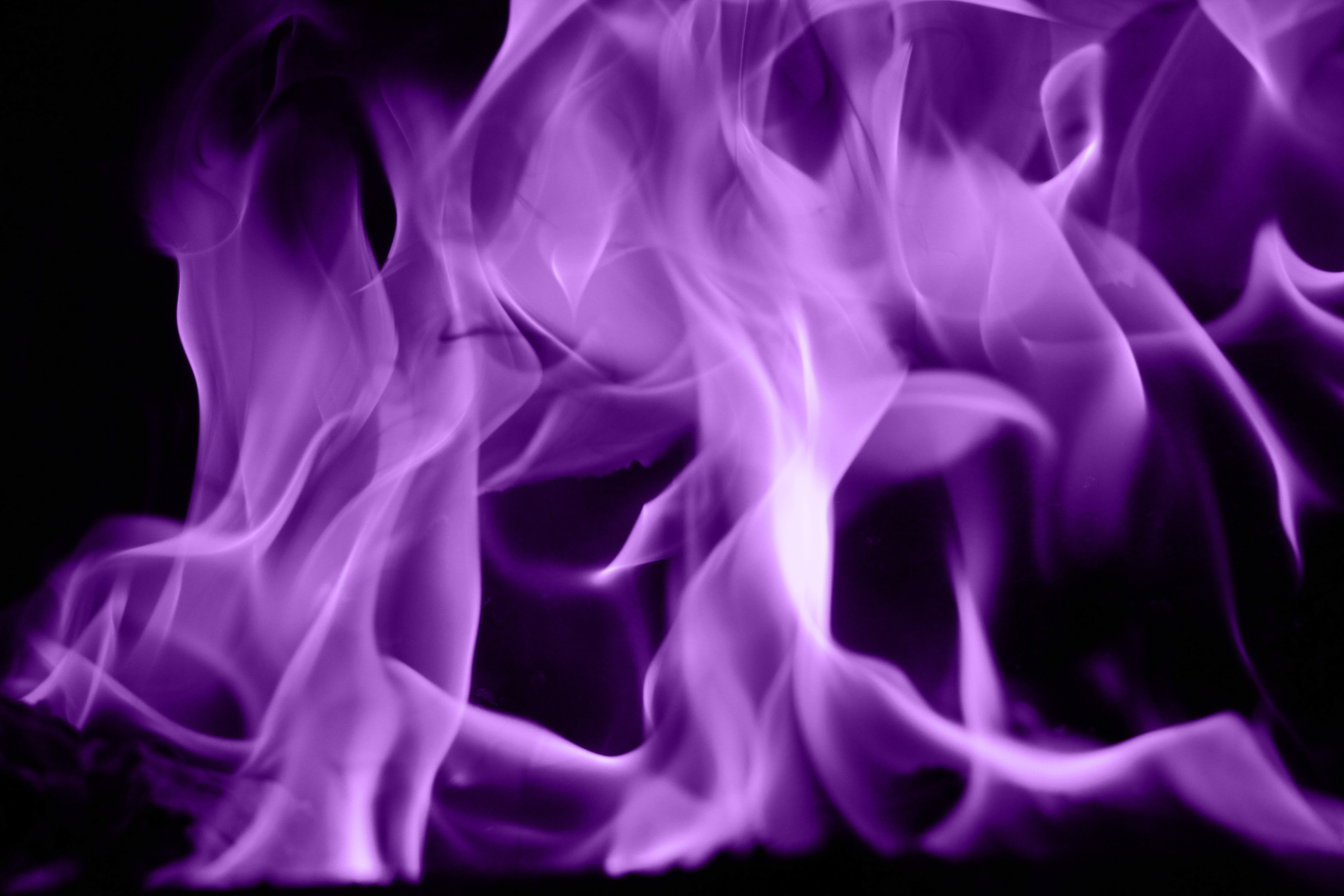 Violet Flame Fire Texture Purple Blaze Fiery Power Element Stock Wallpaper