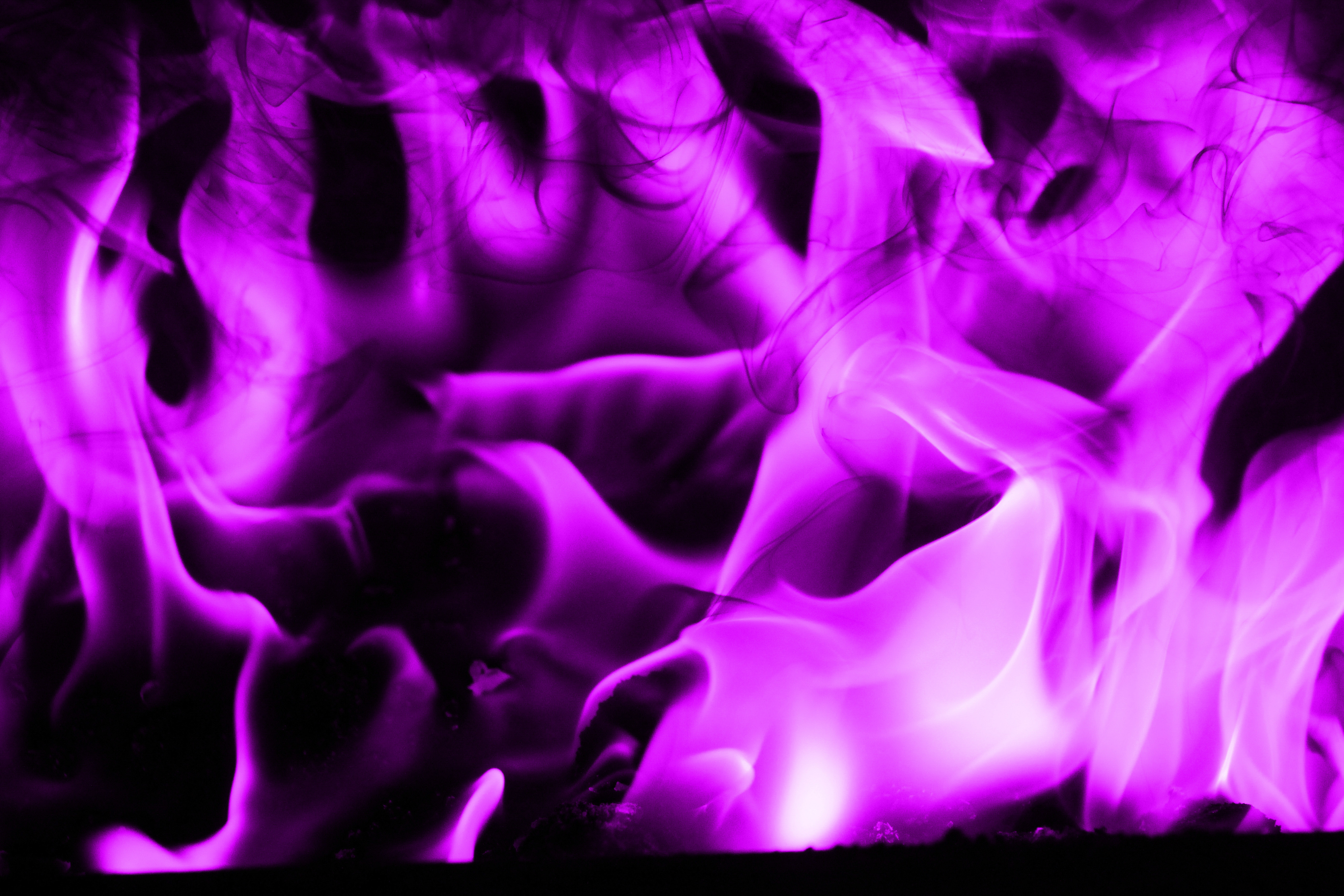 Violet Flame Purple Fire Texture Blazing Furnace Spirit Wallpaper
