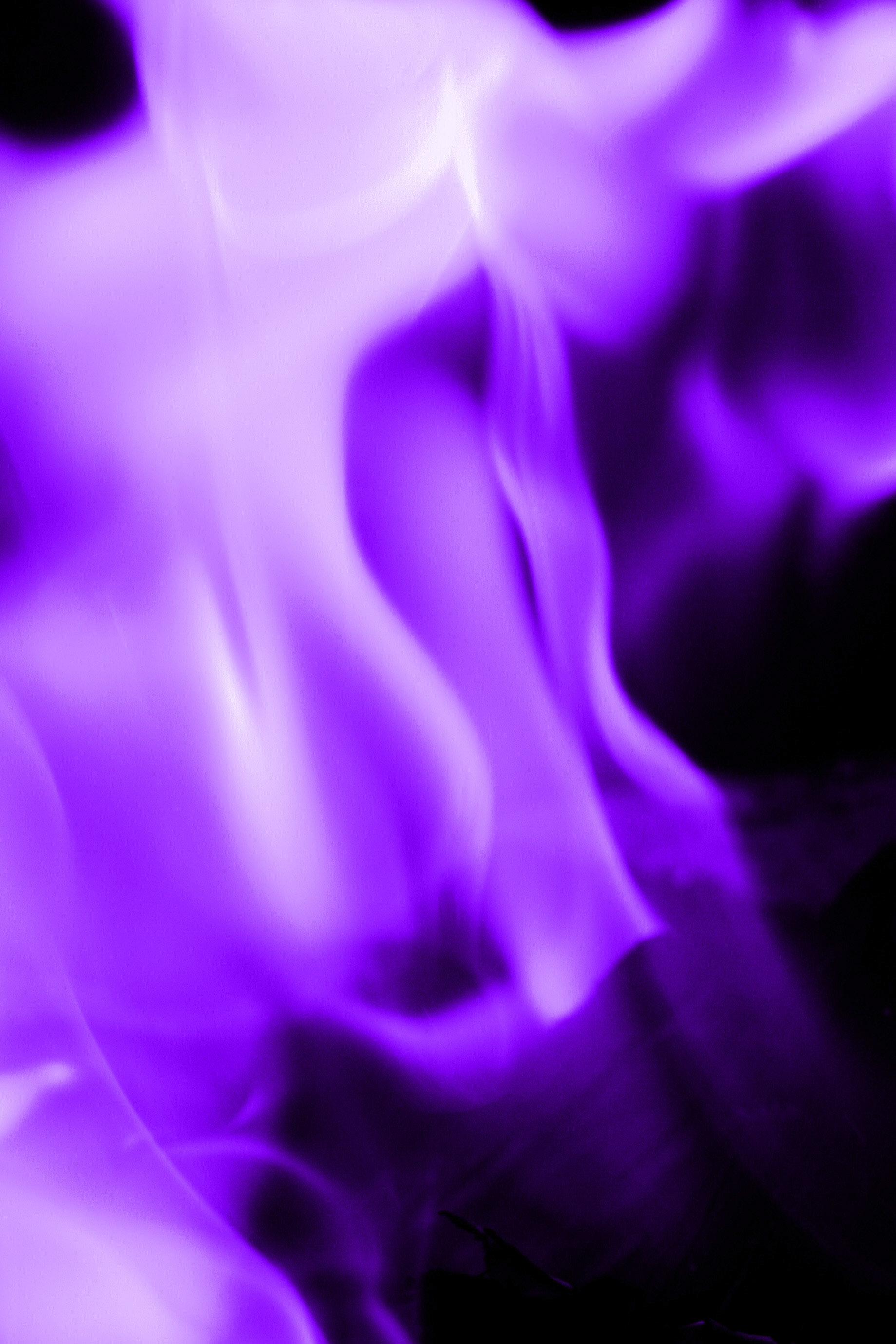 Violet Flame Texture Fire Hot Blaze Element Power Photo
