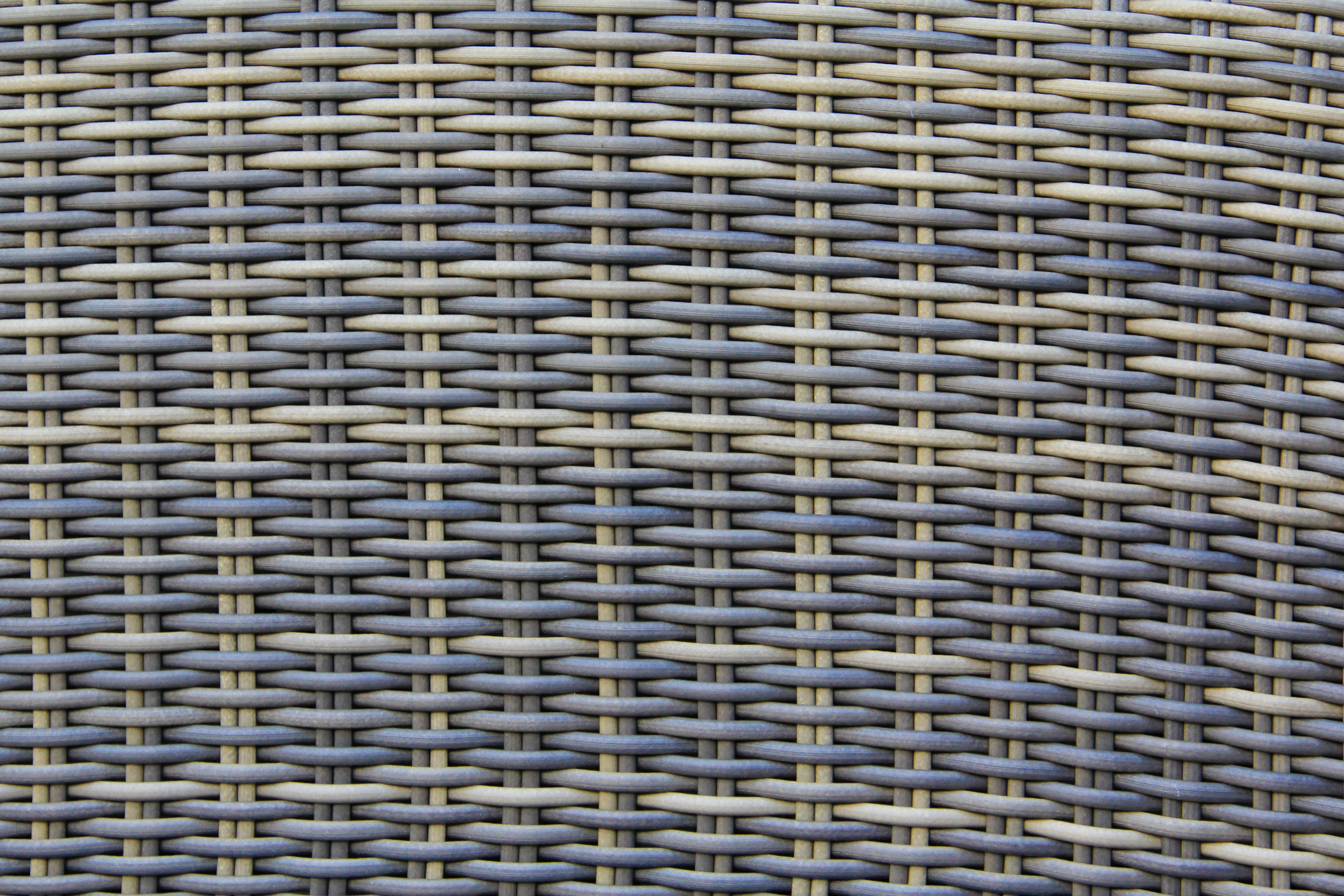 Wicker Texture Grey Yellow Weave Furniture Stock Photo