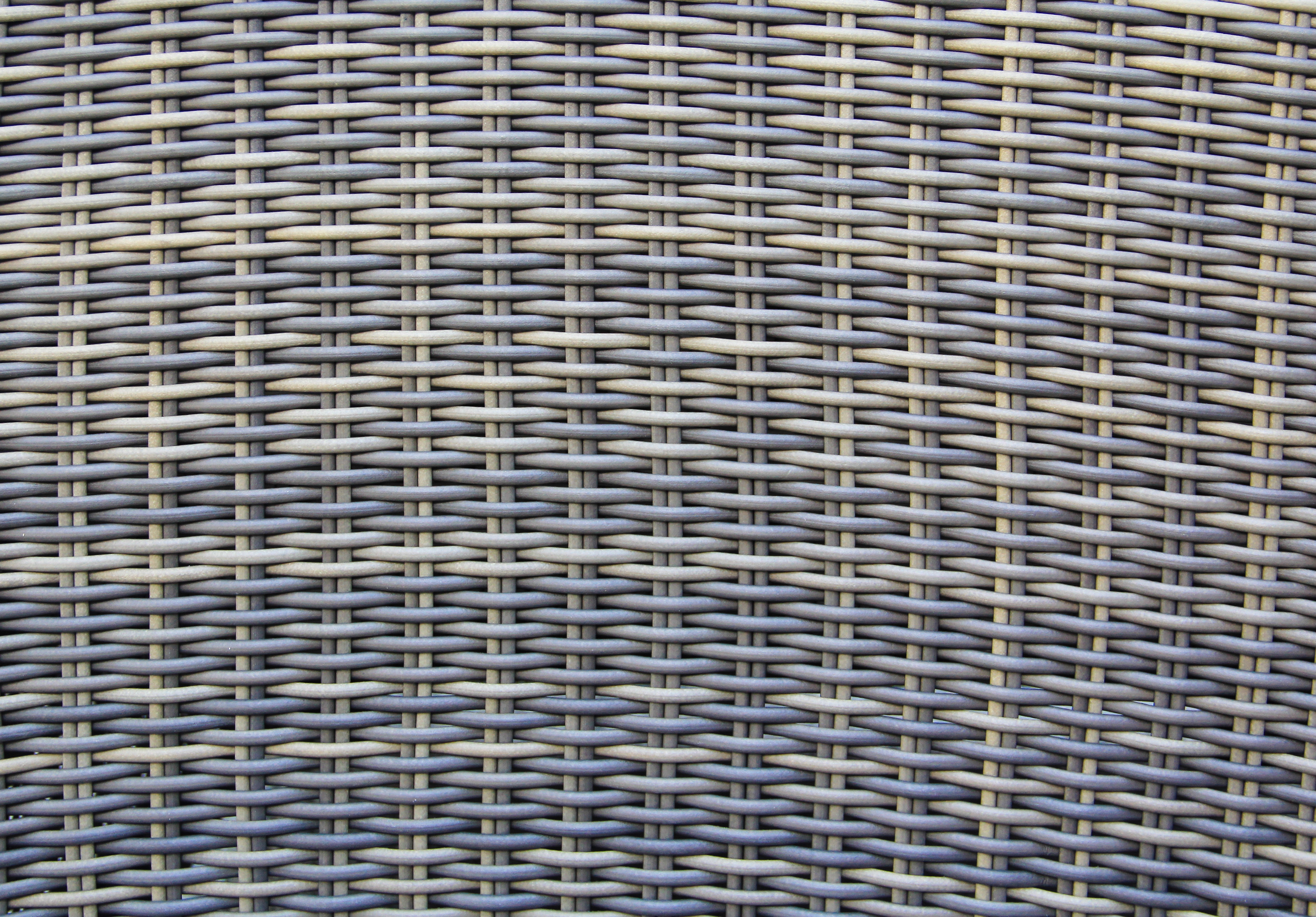 Wicker Texture Multi Colored Wood Furniture Stock Photo