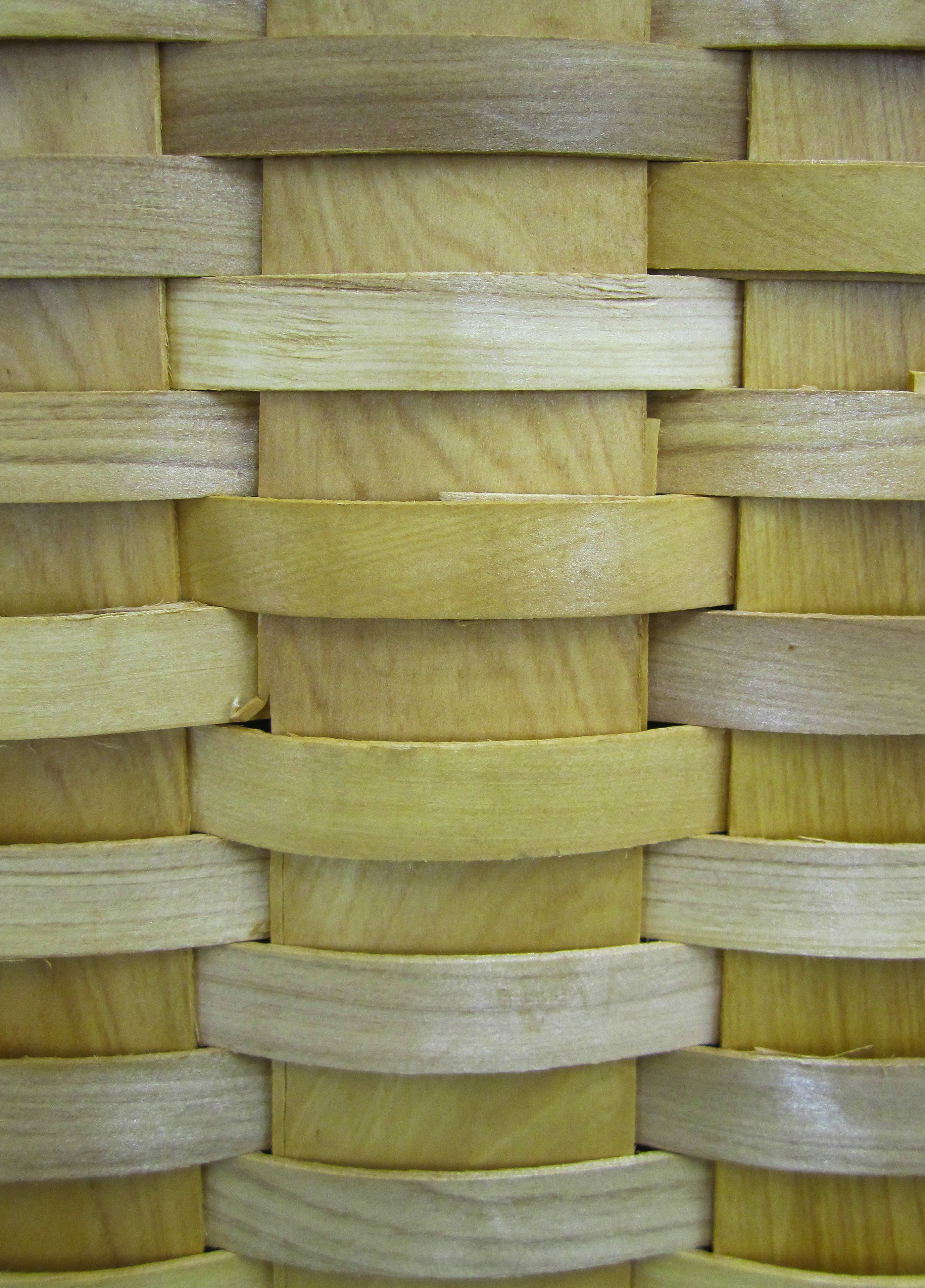 Wicker Wood Texture Yellow Stitch Stock Photo