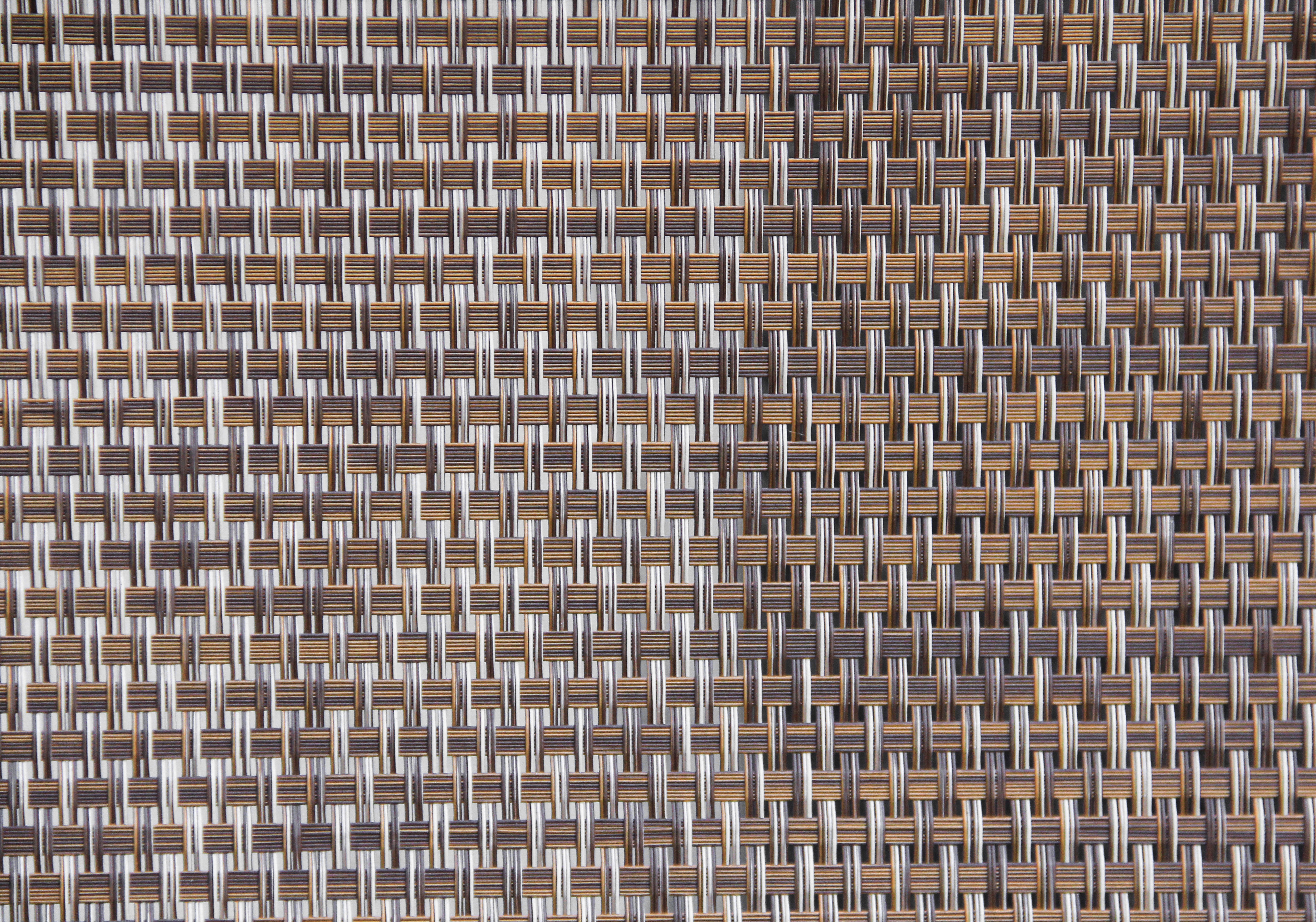 Wood Texture Tight Weave Place Mat Dinner Stock Photo