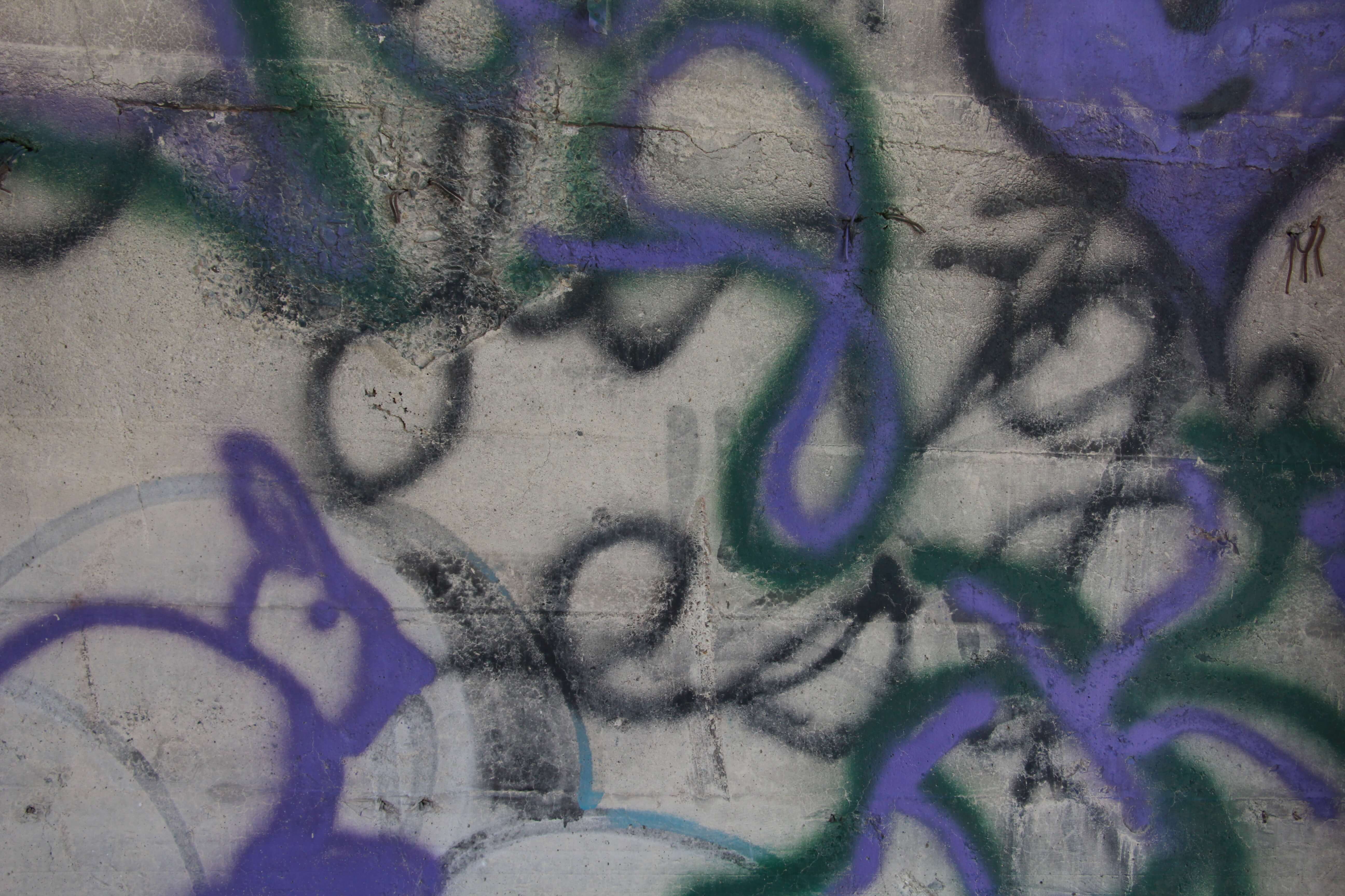 Black Purple Spray Paint Graffiti