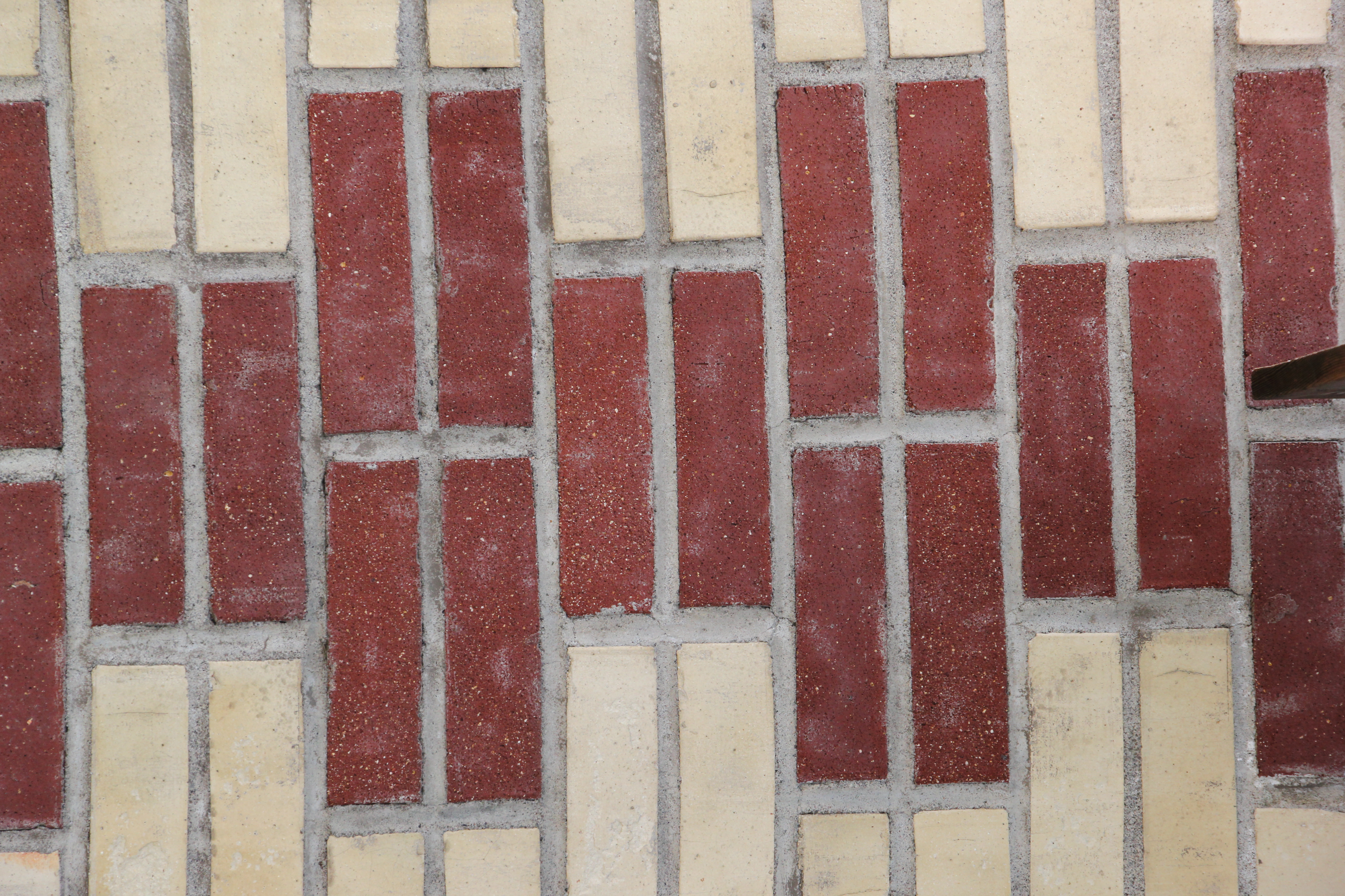 Brick And White Two Tone With Unique Pattern