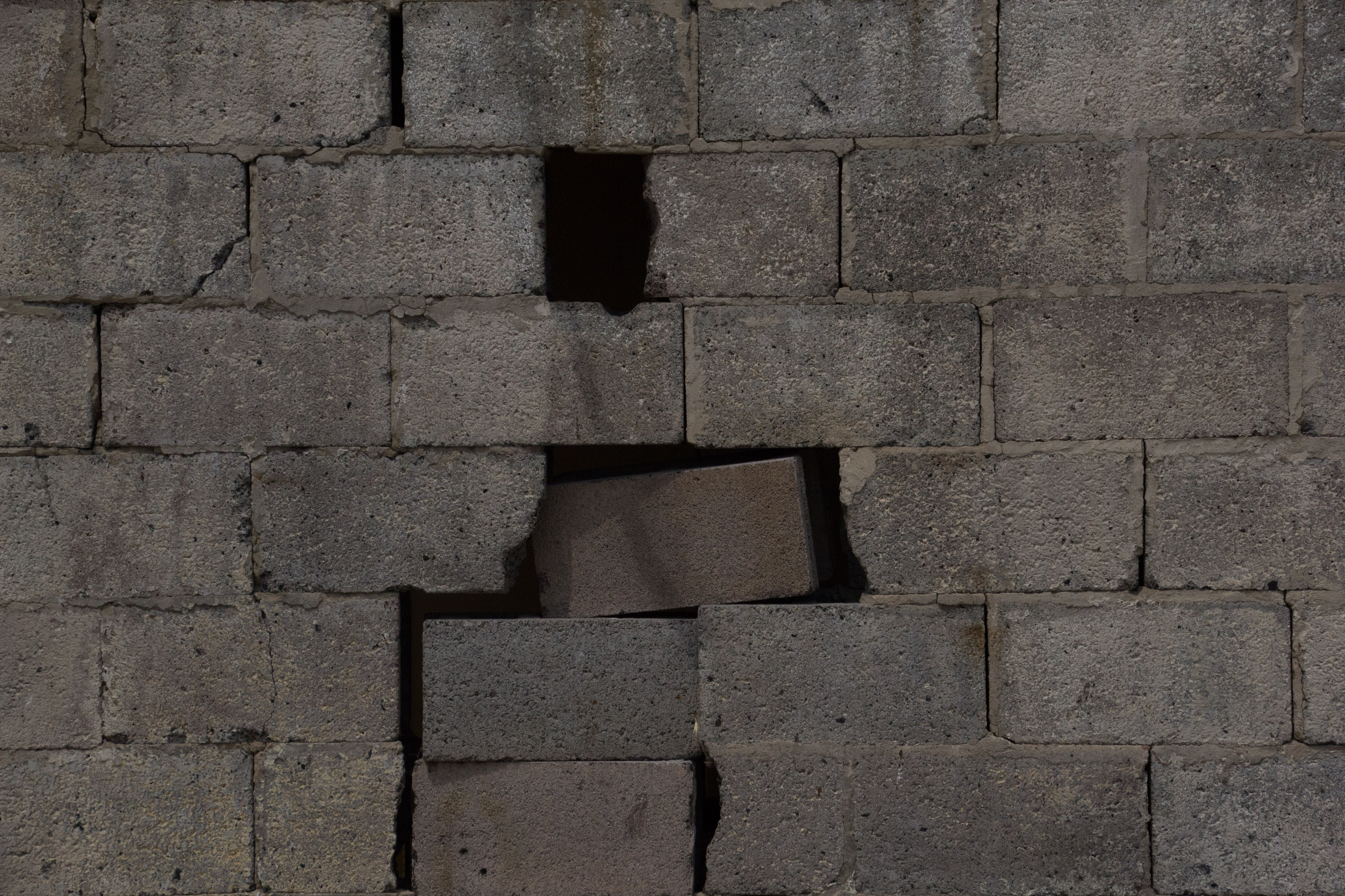 Brick Wall Damaged From War Photo