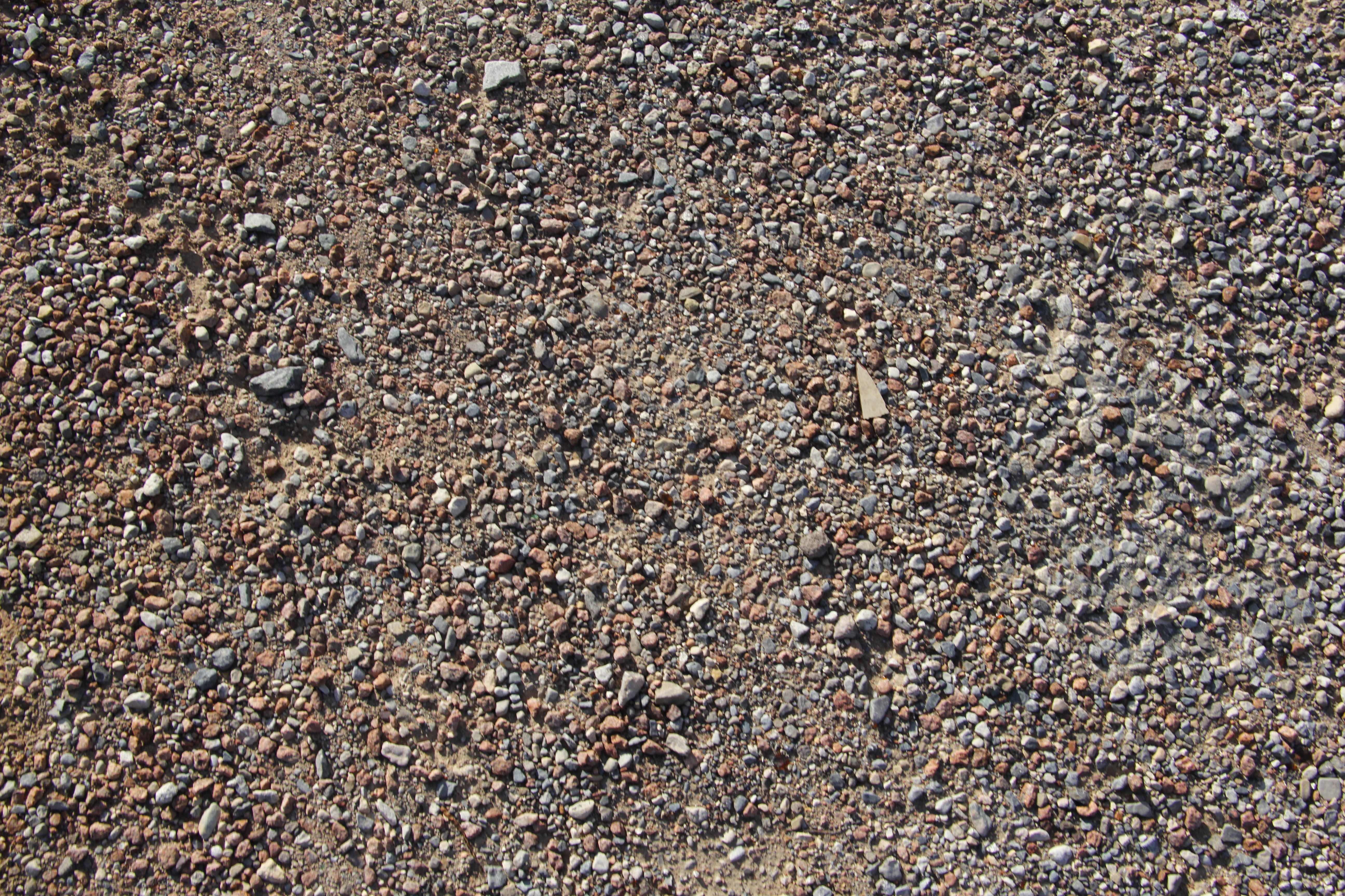 Ground Outside Dirt Road Tire Tracks