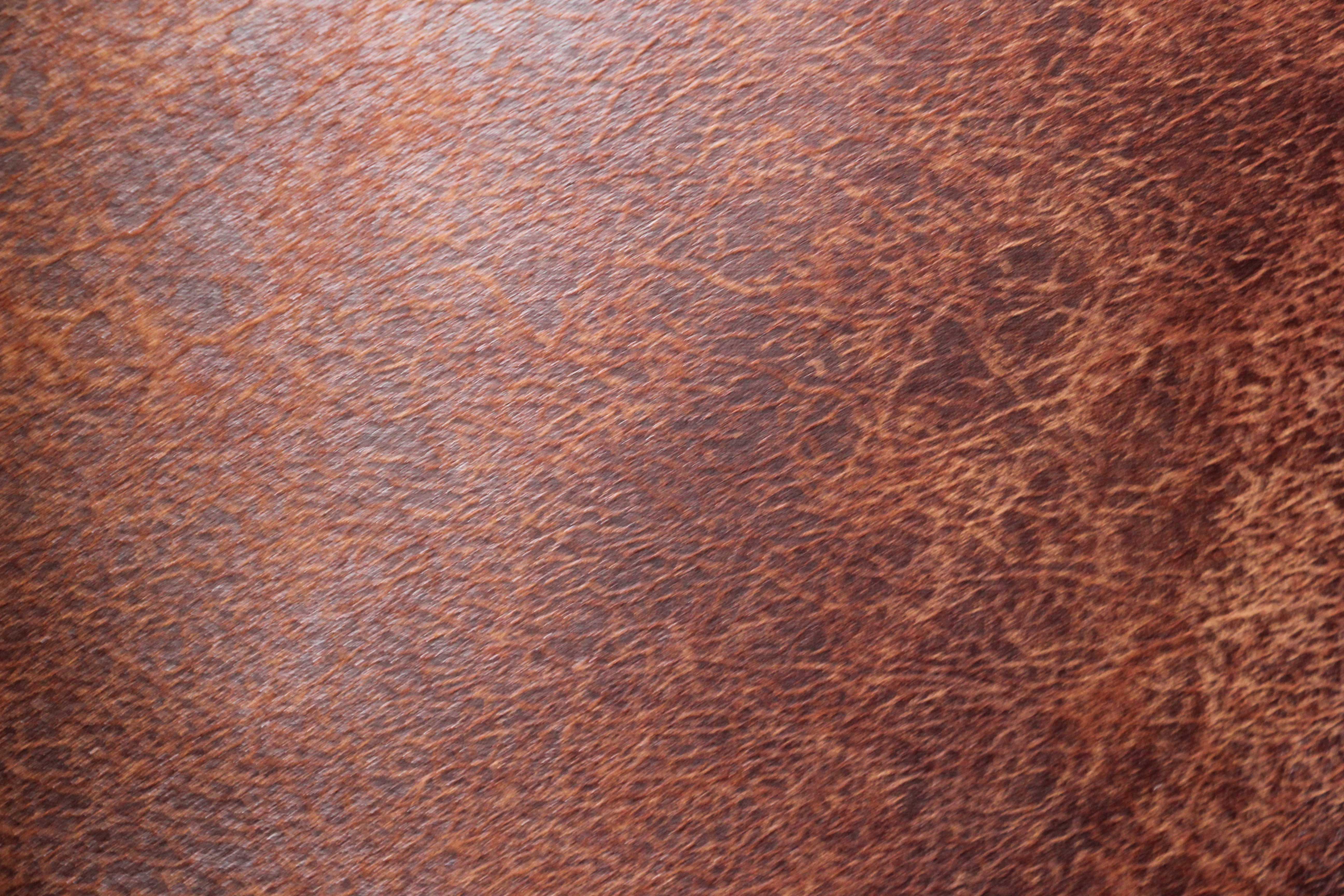 Leather Red Color With Natural Pattern