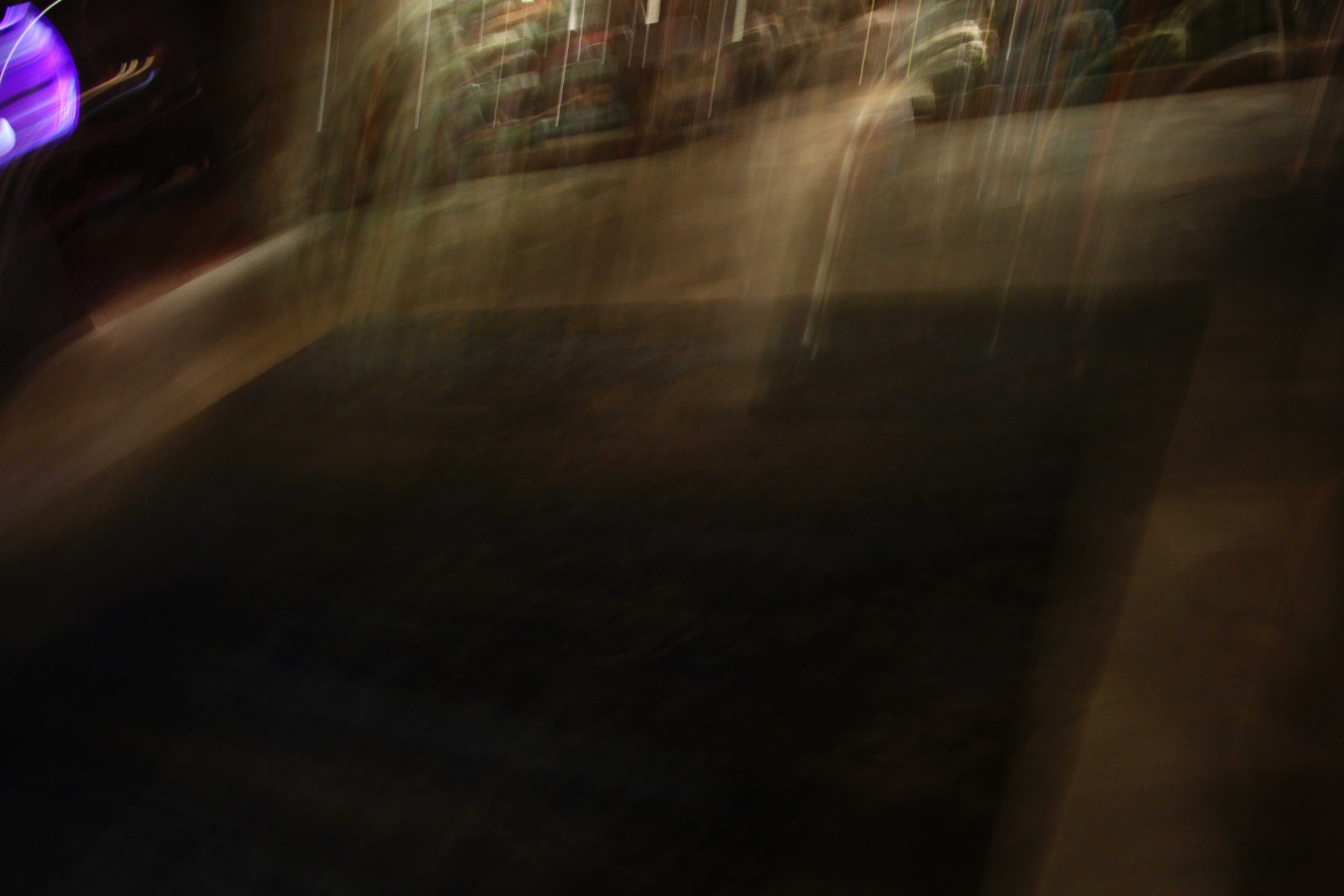 Light Photo Taken Fast While Driving