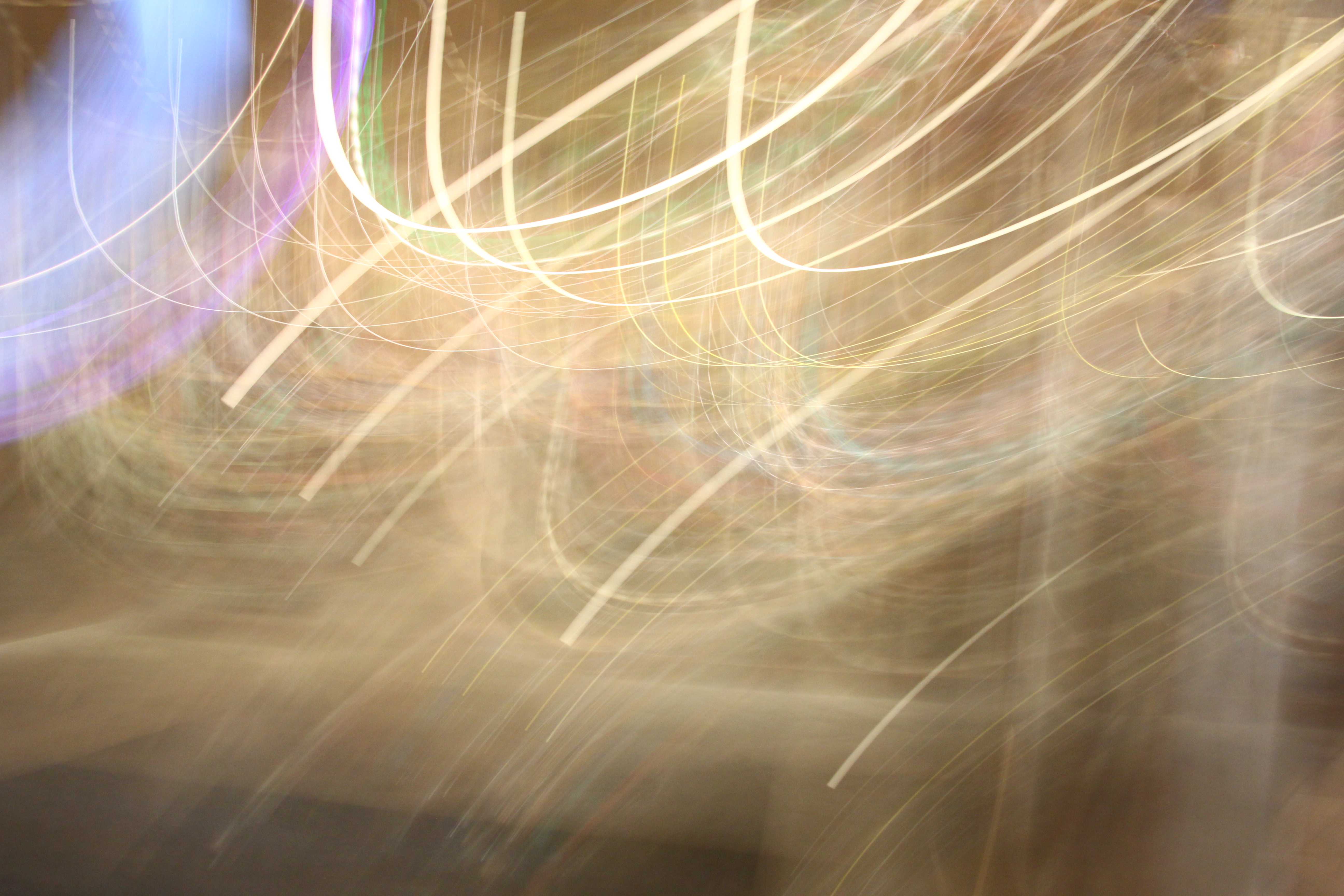 Light Photo With Fractal Pattern Speed