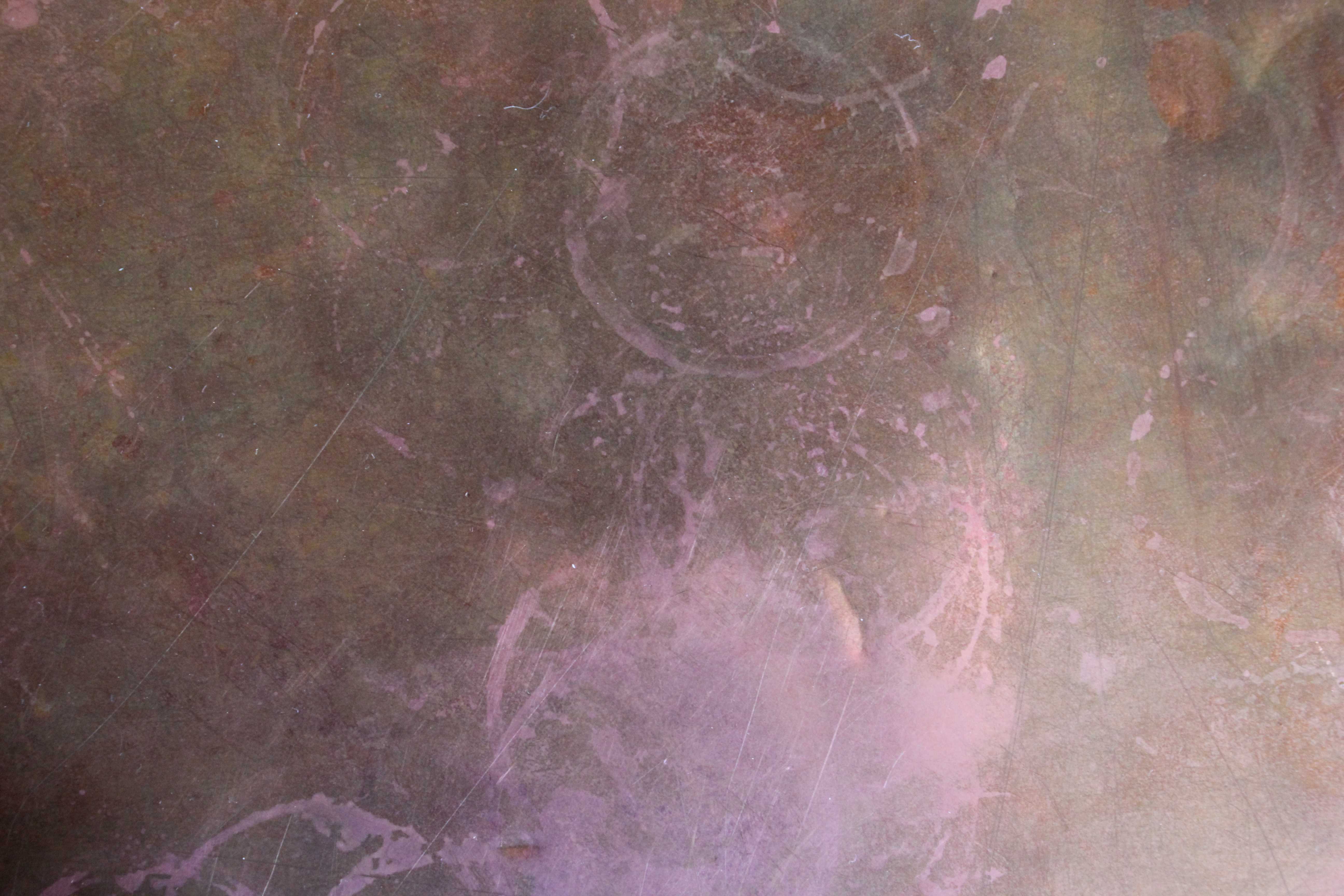 Metal Backsplash With Light Formation