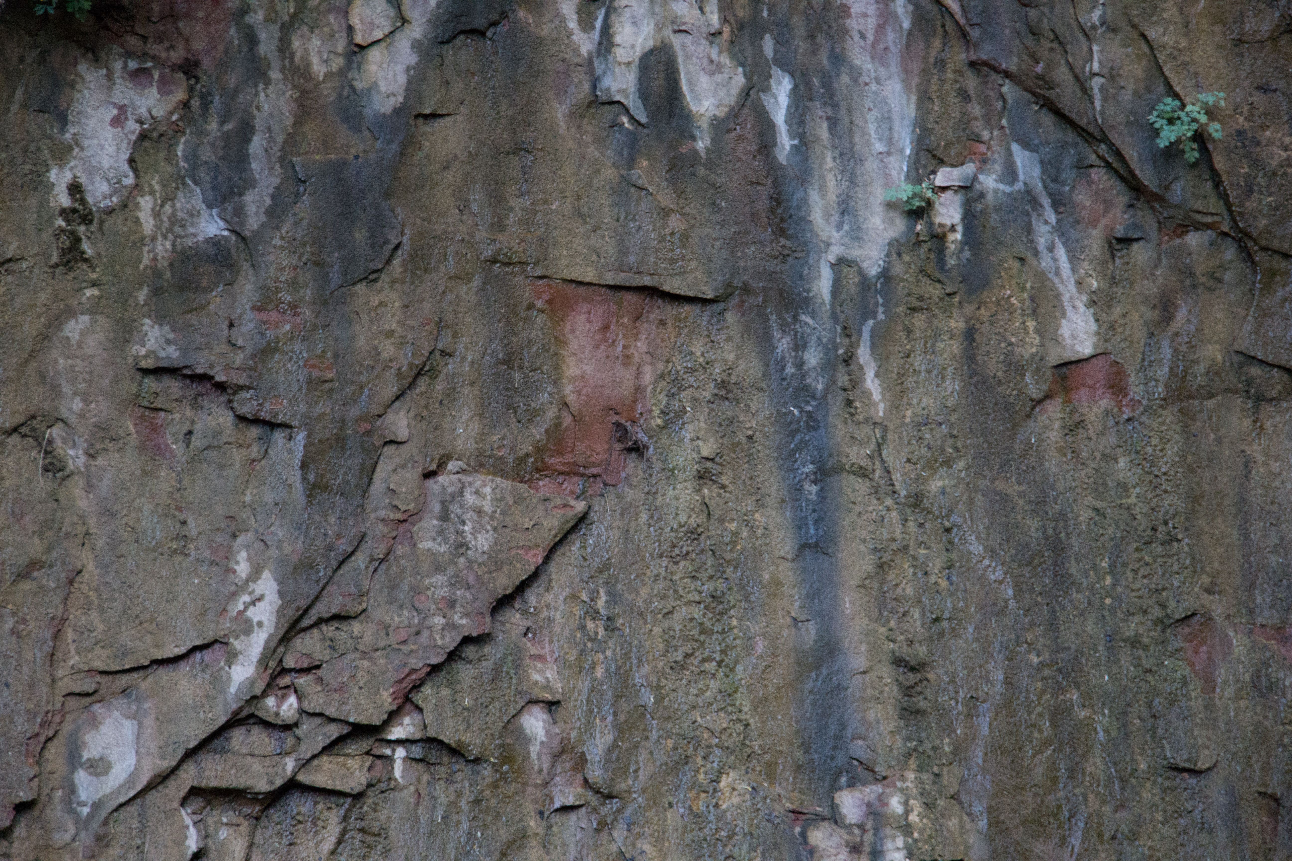 Stone Grunge In Pattern Mixed Color Blue White Gray